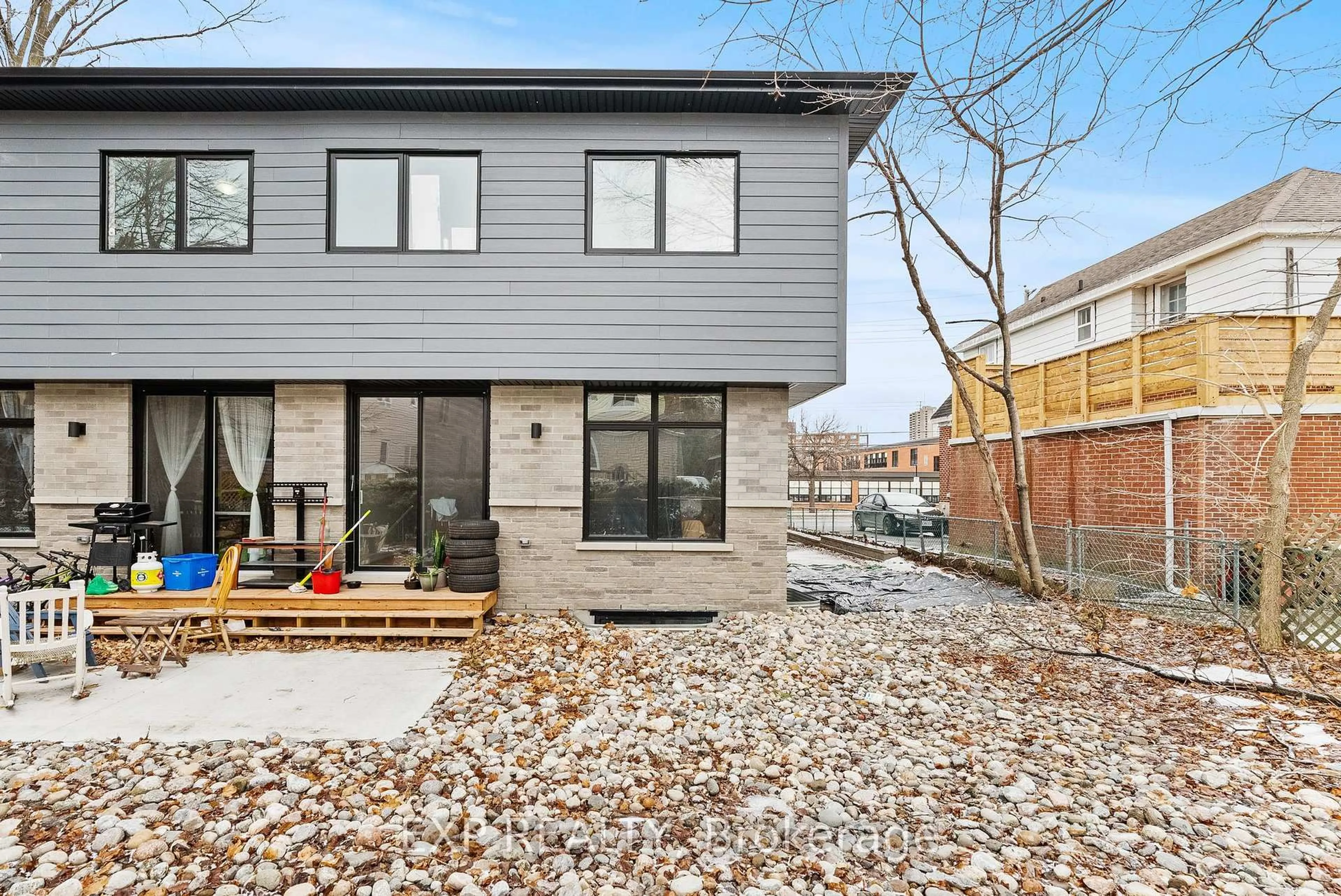 Home with brick exterior material, street for 234, 236 Woodroffe Ave, Ottawa Ontario K2A 3V4