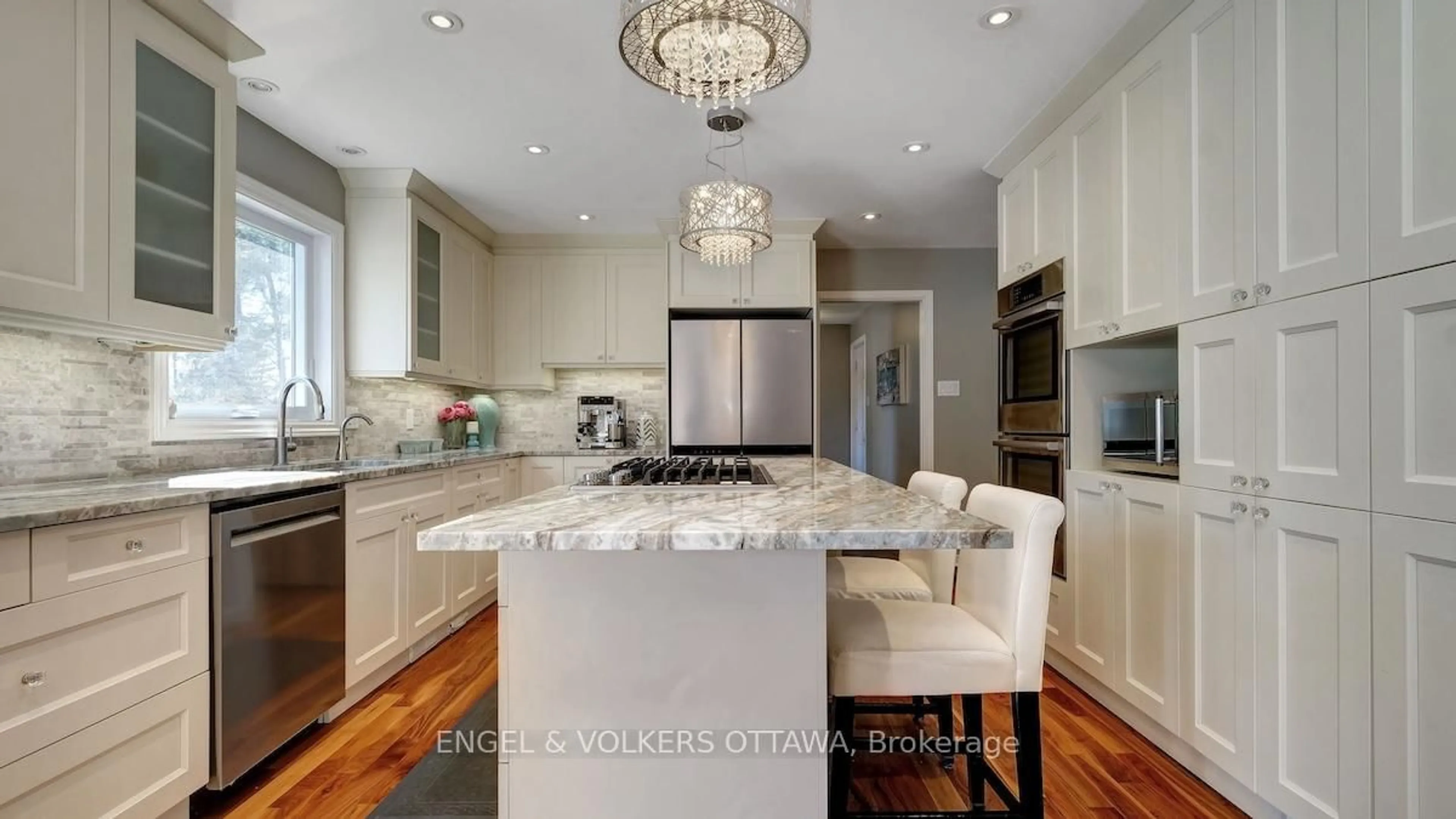 Contemporary kitchen, ceramic/tile floor for 1263 Randboro Cres, Navan Ontario K4B 1K7