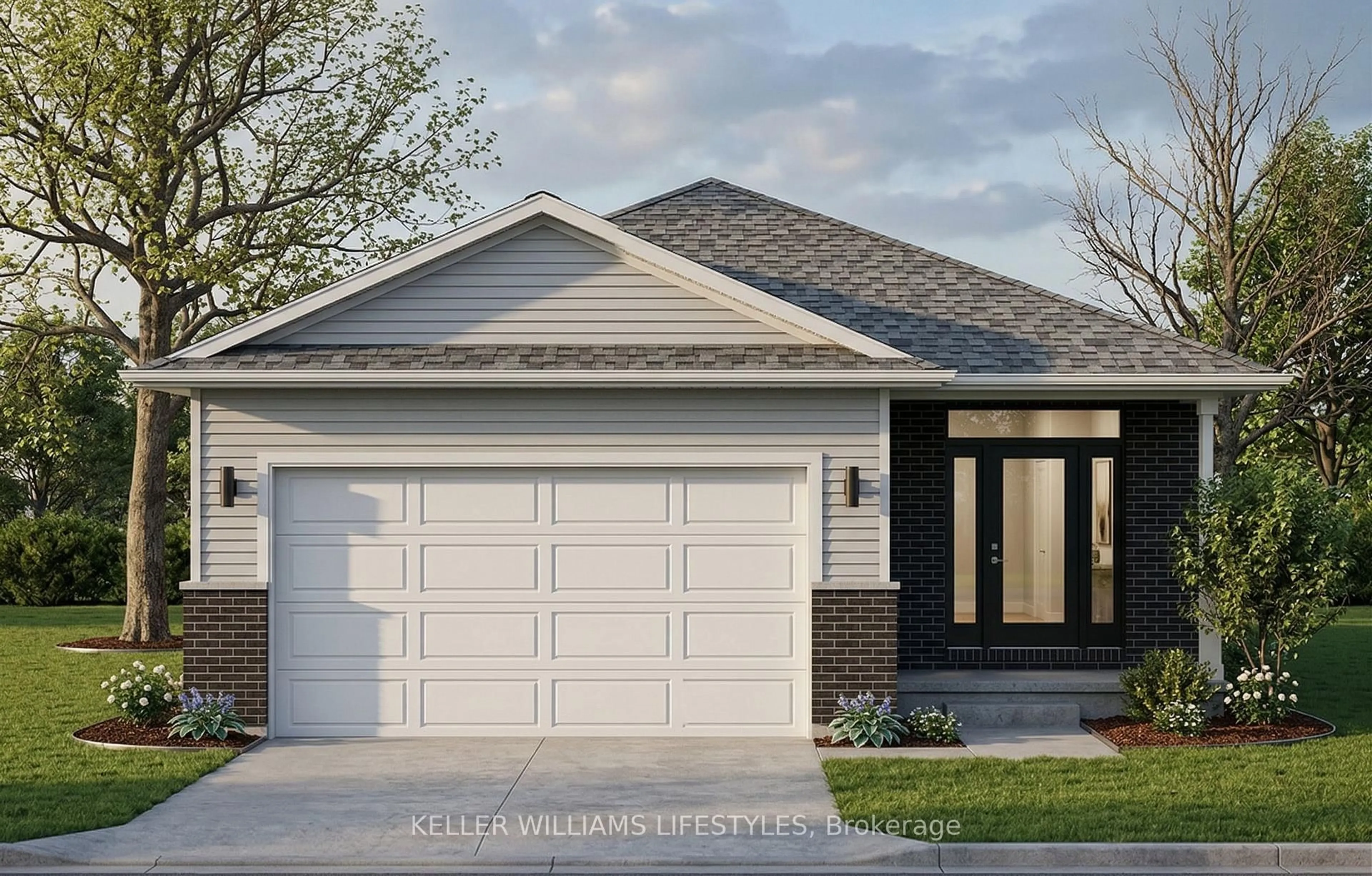 Home with vinyl exterior material, street for 291 Ashford (Lot 3) St, Central Elgin Ontario N0L 1B0