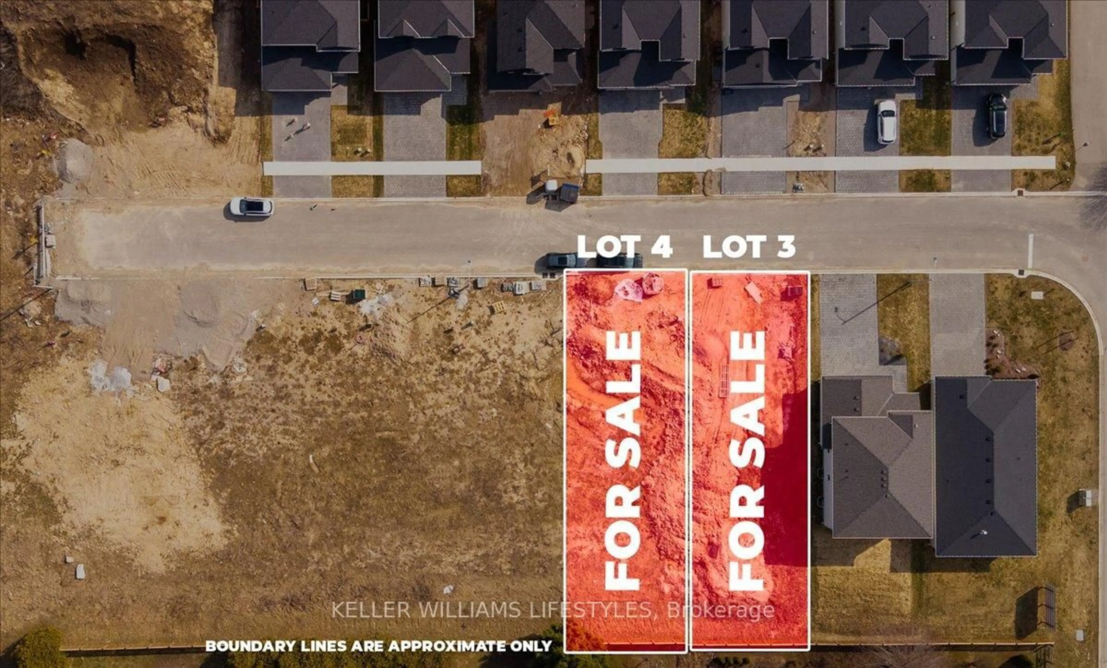 A pic from outside/outdoor area/front of a property/back of a property/a pic from drone, street for 291 Ashford (Lot 3) St, Central Elgin Ontario N0L 1B0