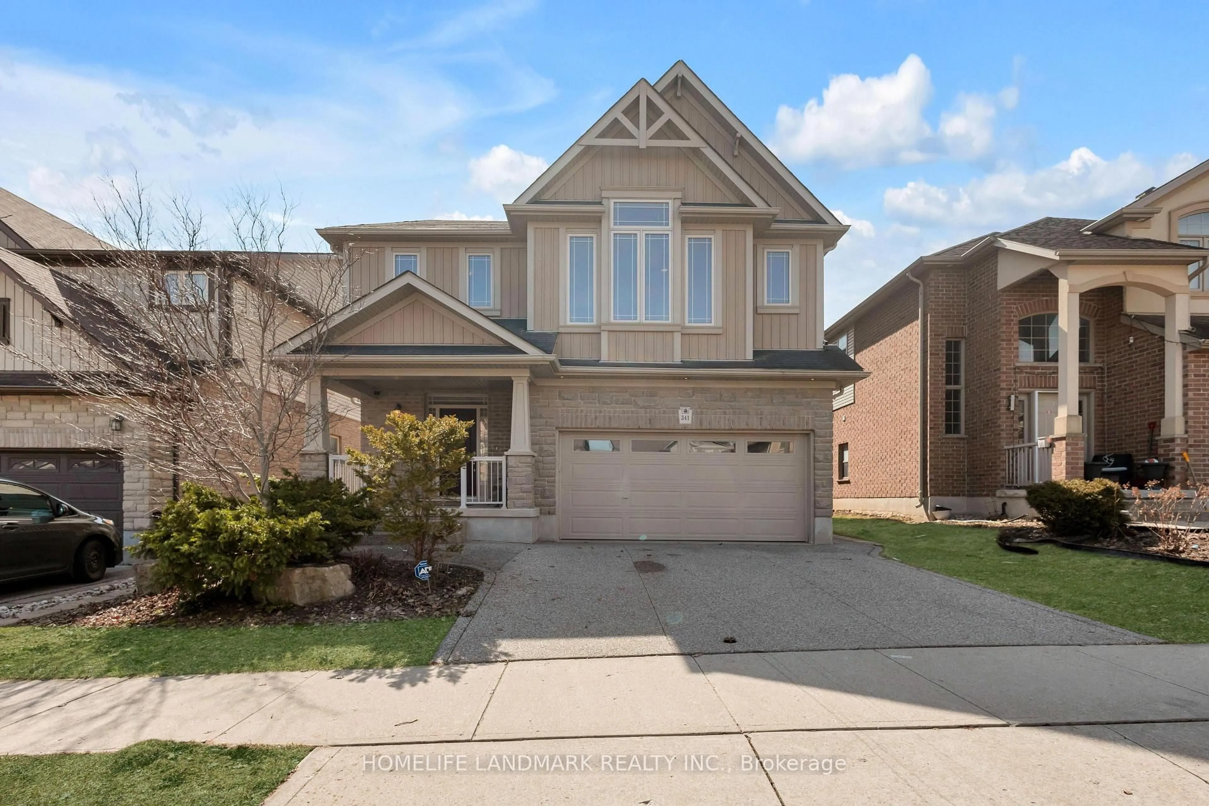 Home with brick exterior material, street for 341 ZELLER Dr, Kitchener Ontario N2A 0B2