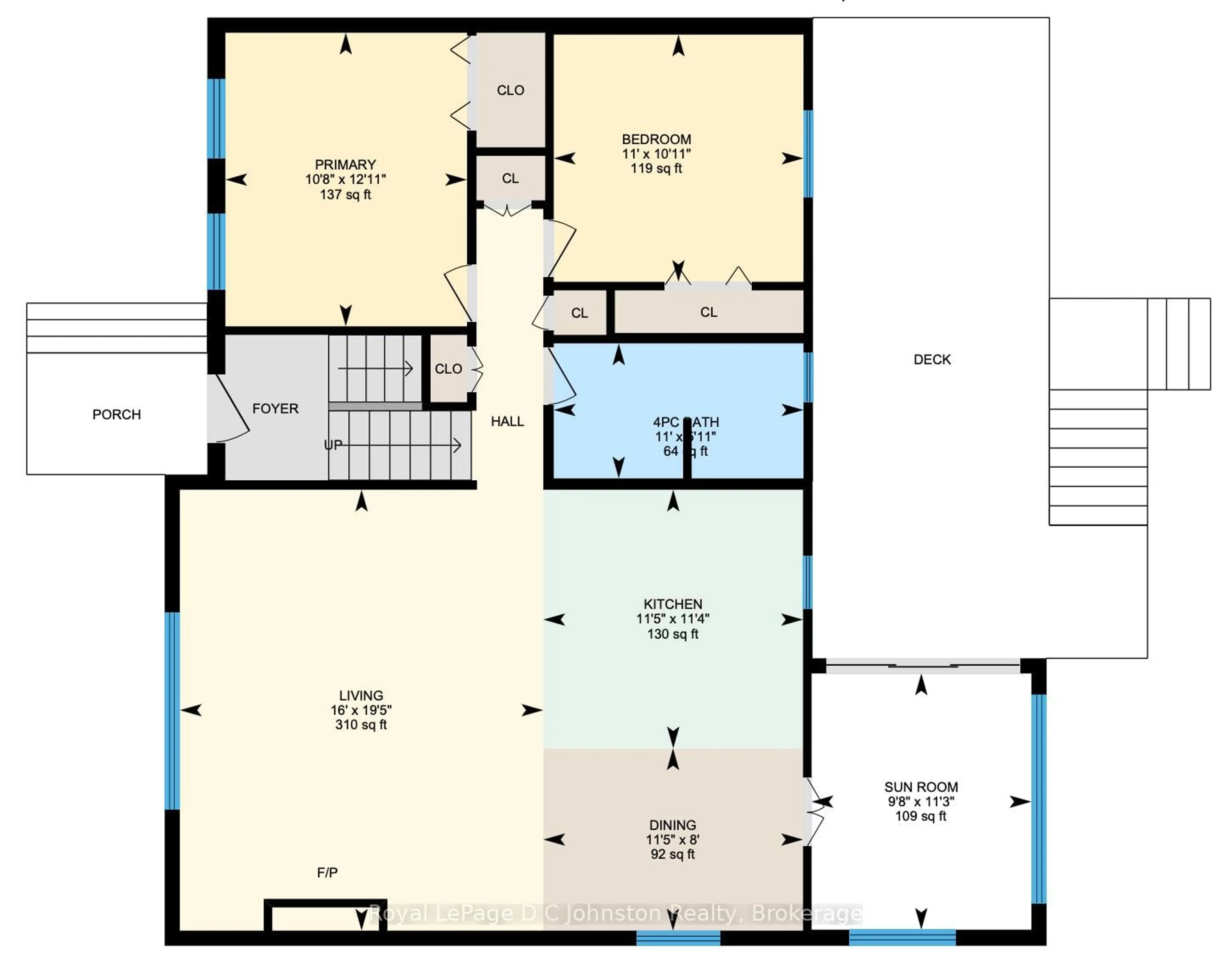 Floor plan for 334 Tyendinaga Dr, Saugeen Shores Ontario N0H 2L0