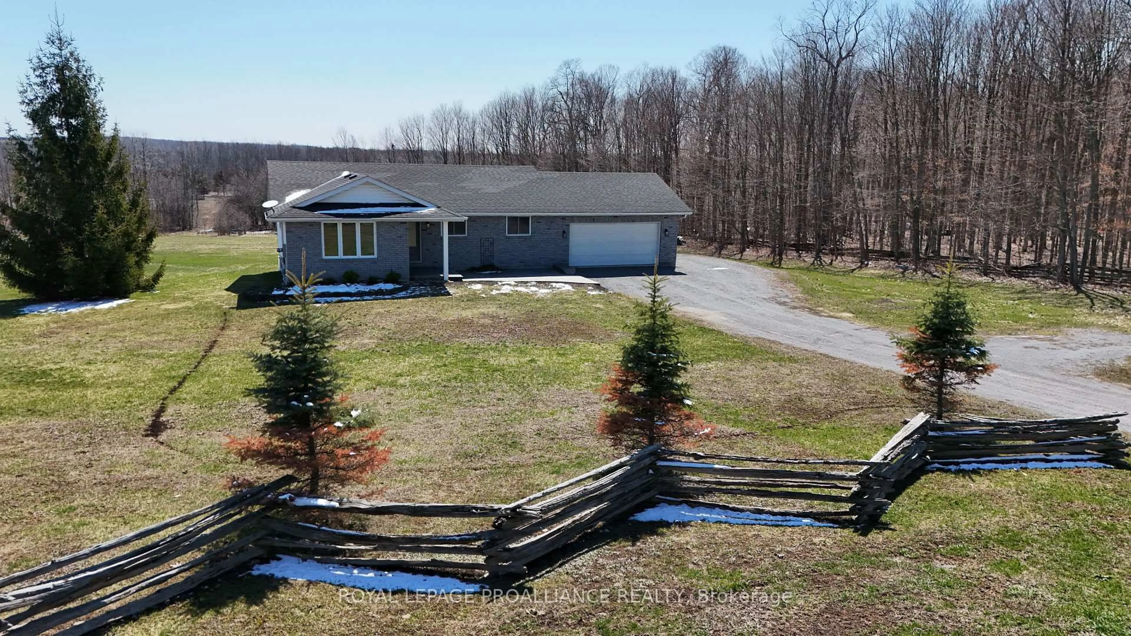 A pic from outside/outdoor area/front of a property/back of a property/a pic from drone, unknown for 1439 County Road 19, Prince Edward County Ontario K0K 1T0
