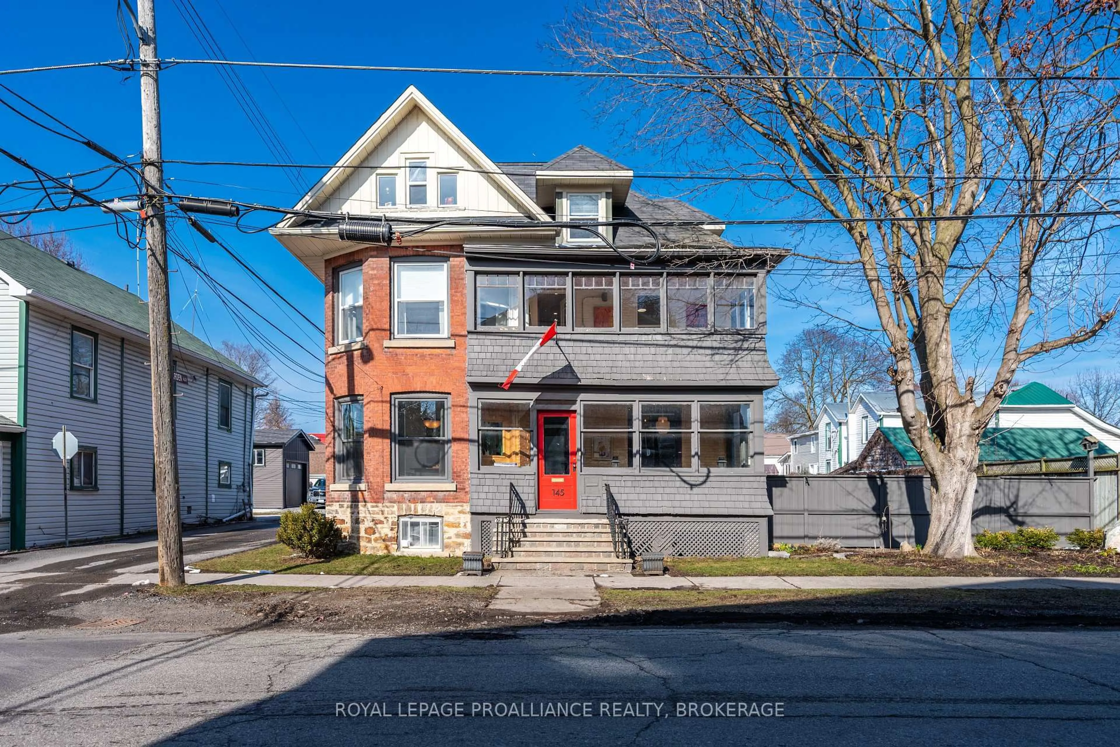 Home with brick exterior material, street for 145 Charles St, Gananoque Ontario K7G 1T9