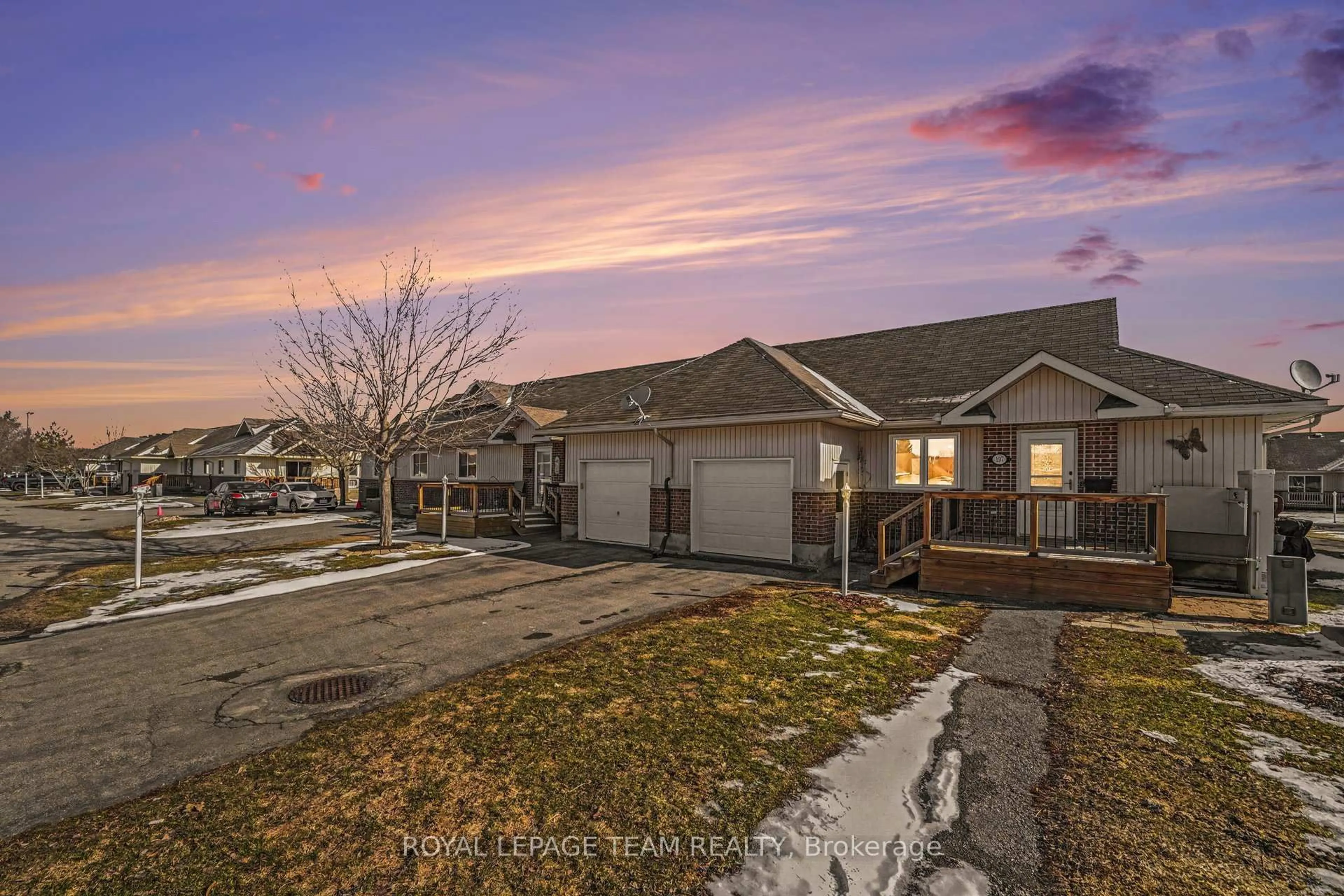 A pic from outside/outdoor area/front of a property/back of a property/a pic from drone, street for 197 Oak Leaf Private, Richmond Ontario K0A 2Z0
