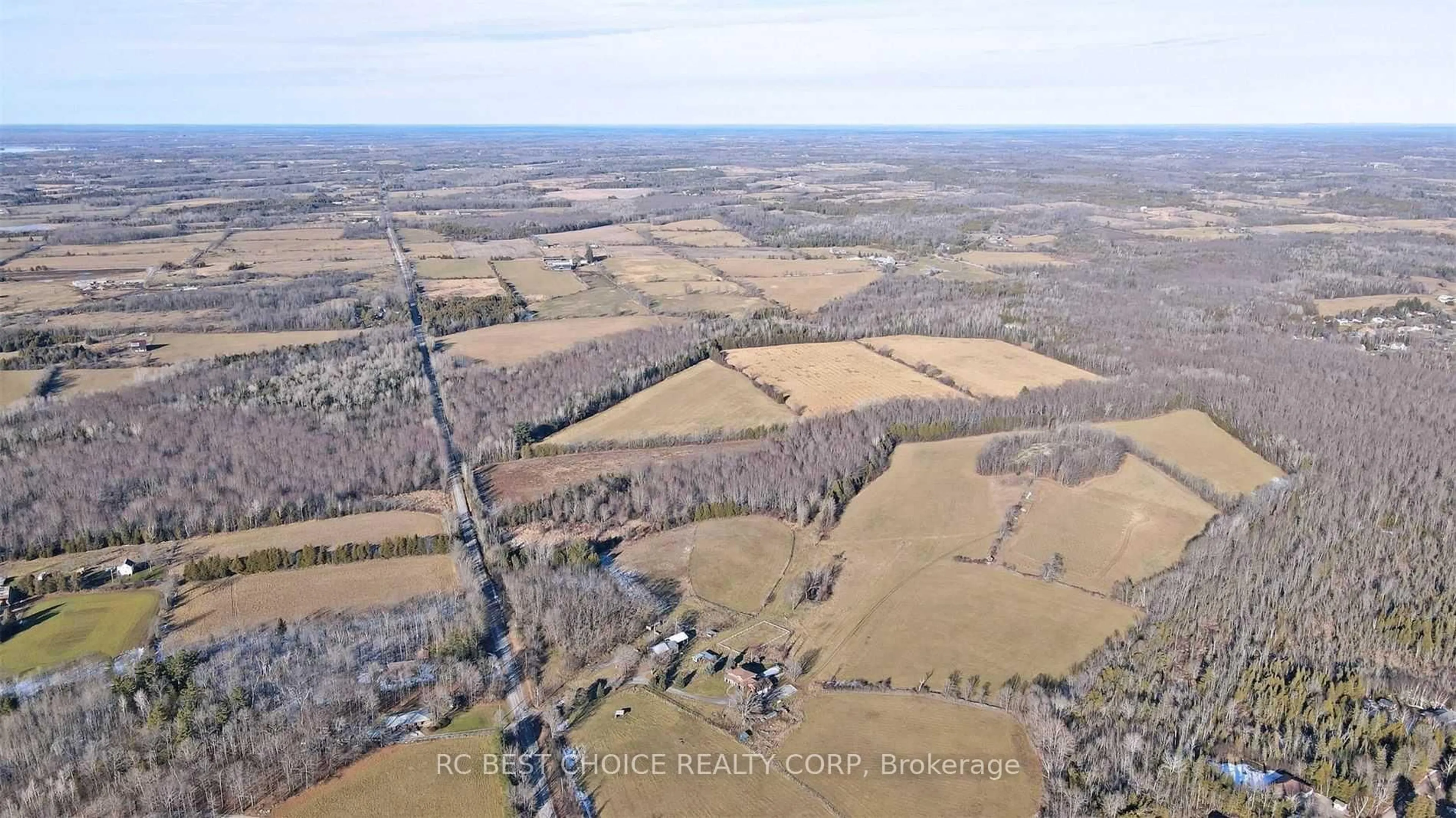 A pic from outside/outdoor area/front of a property/back of a property/a pic from drone, unknown for 571 Hickory Beach Rd, Kawartha Lakes Ontario K0M 1N0