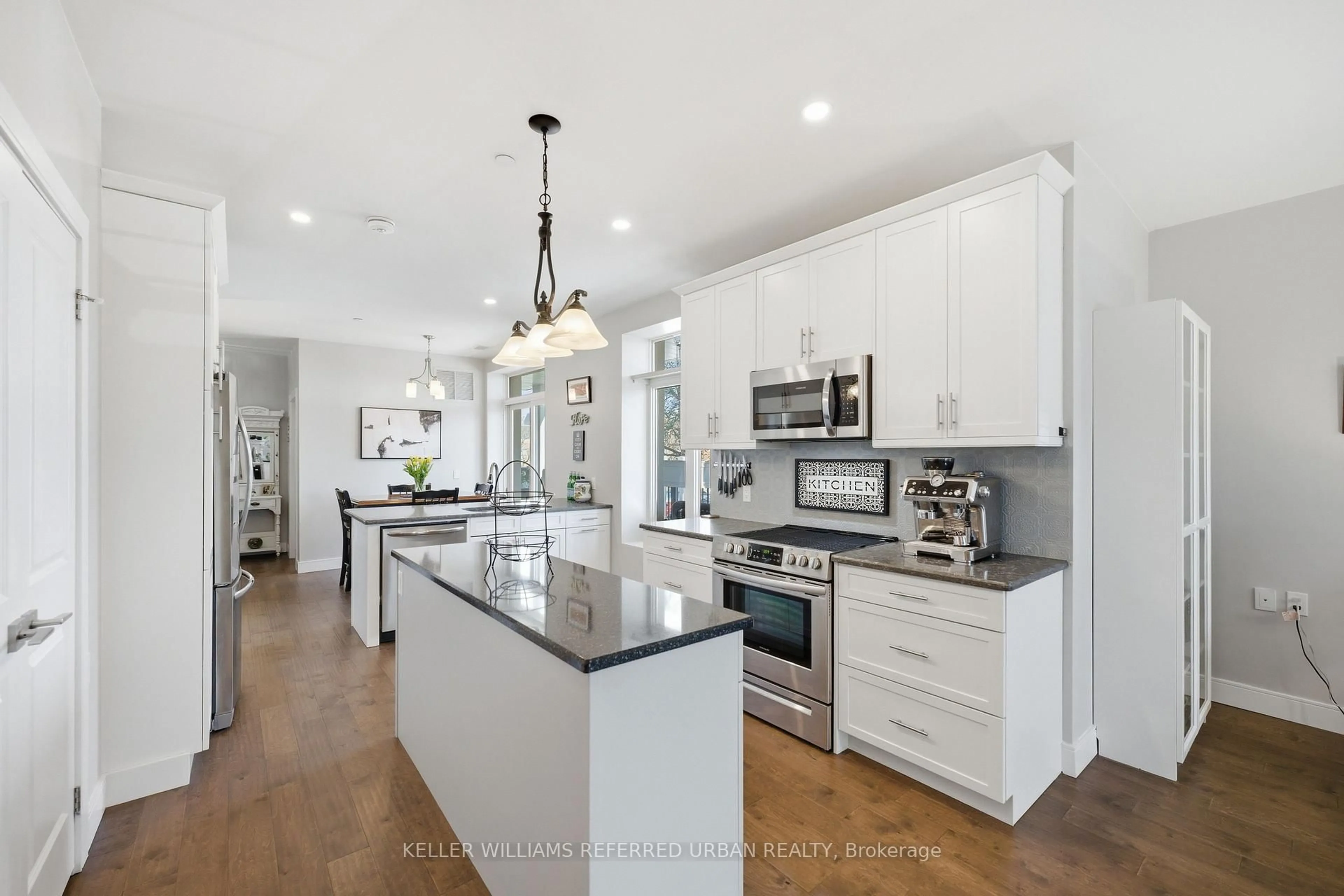 Open concept kitchen, ceramic/tile floor for 135 Orr St #105, Cobourg Ontario K9A 0J6