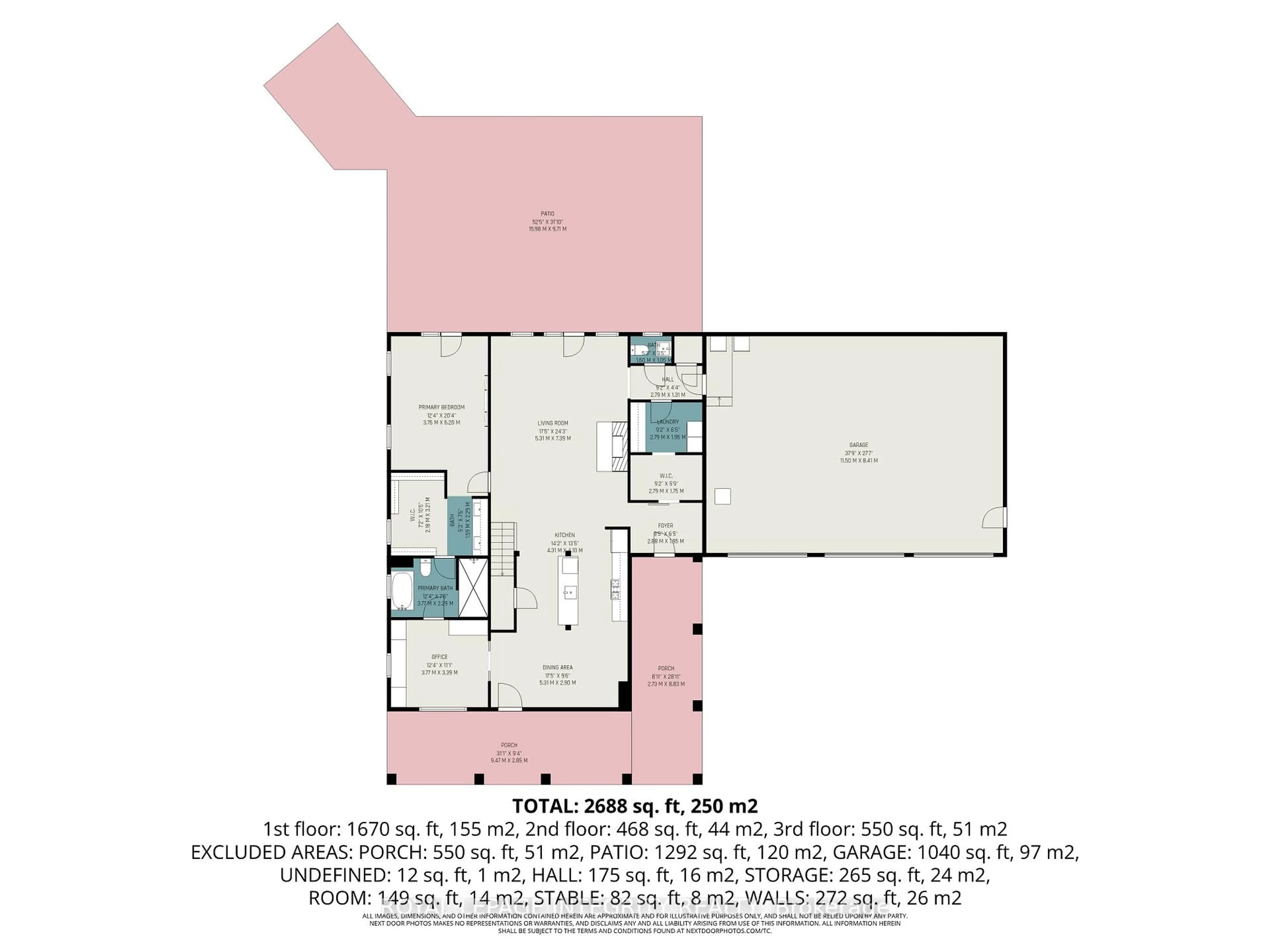 Floor plan for 210 Wayside Dr, Perth Ontario K7H 3C8