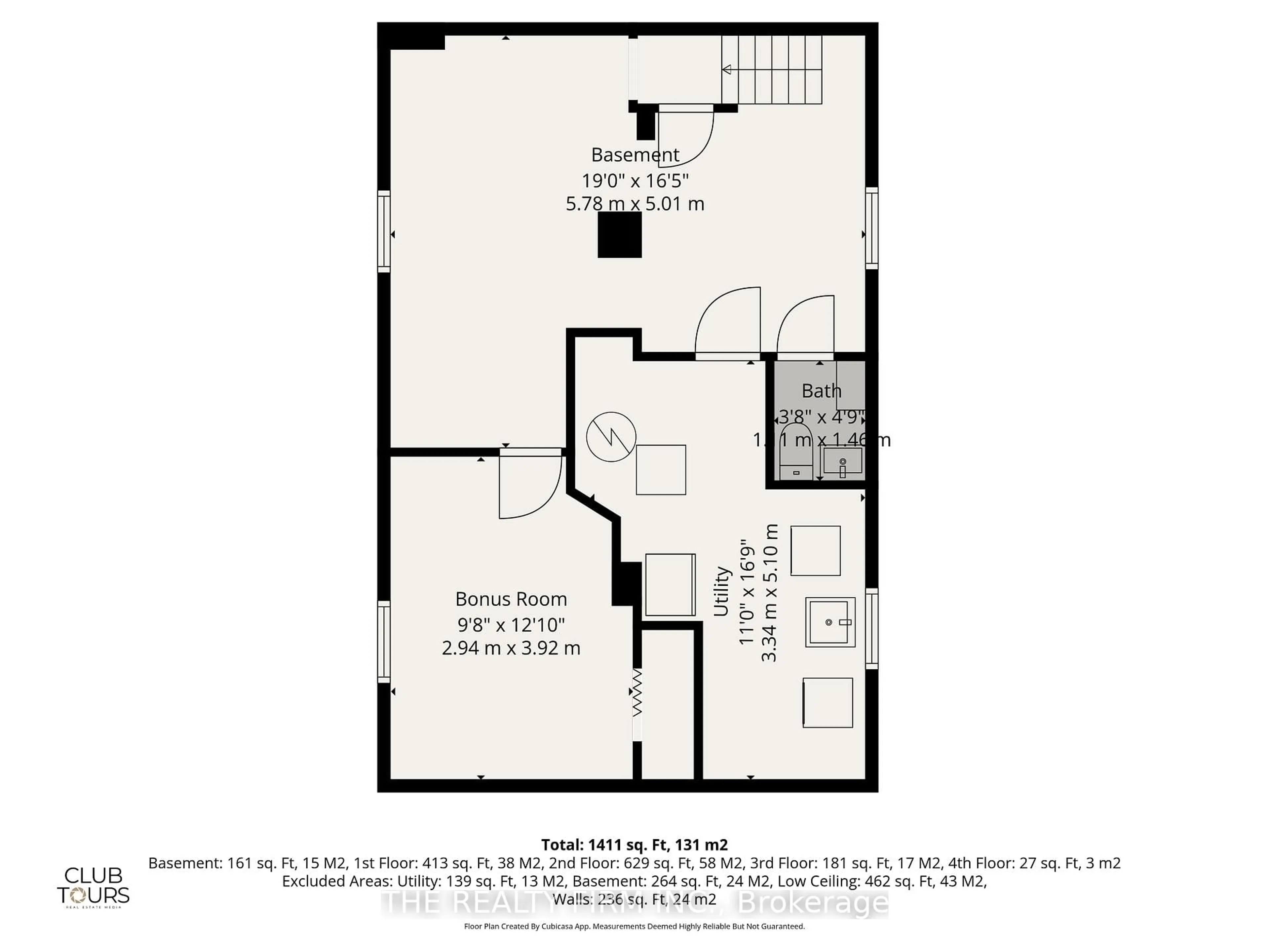 Floor plan for 151 Brisbin St, London East Ontario N5Z 2M2