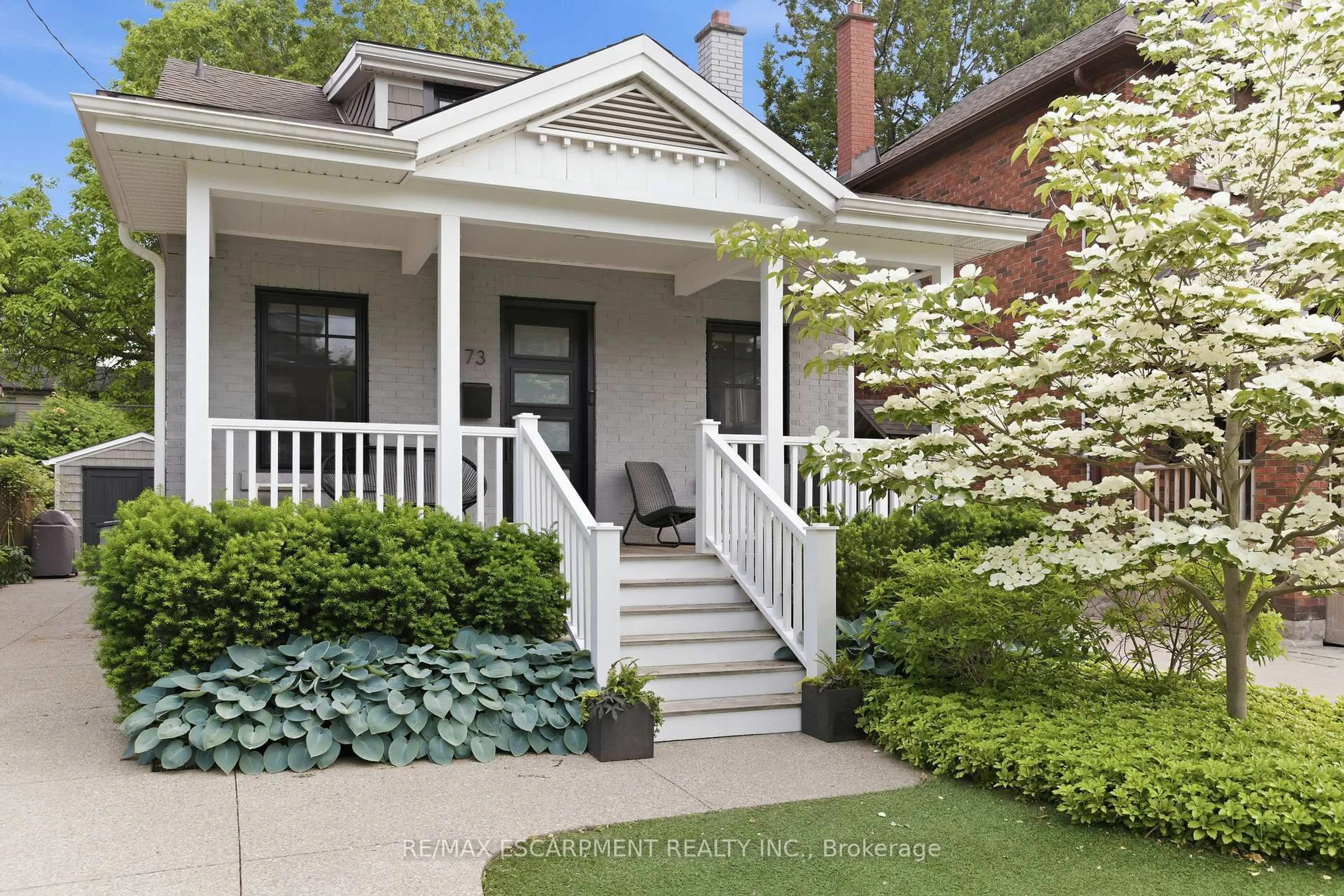 Home with brick exterior material, street for 73 ARKELL St, Hamilton Ontario L8S 1N6