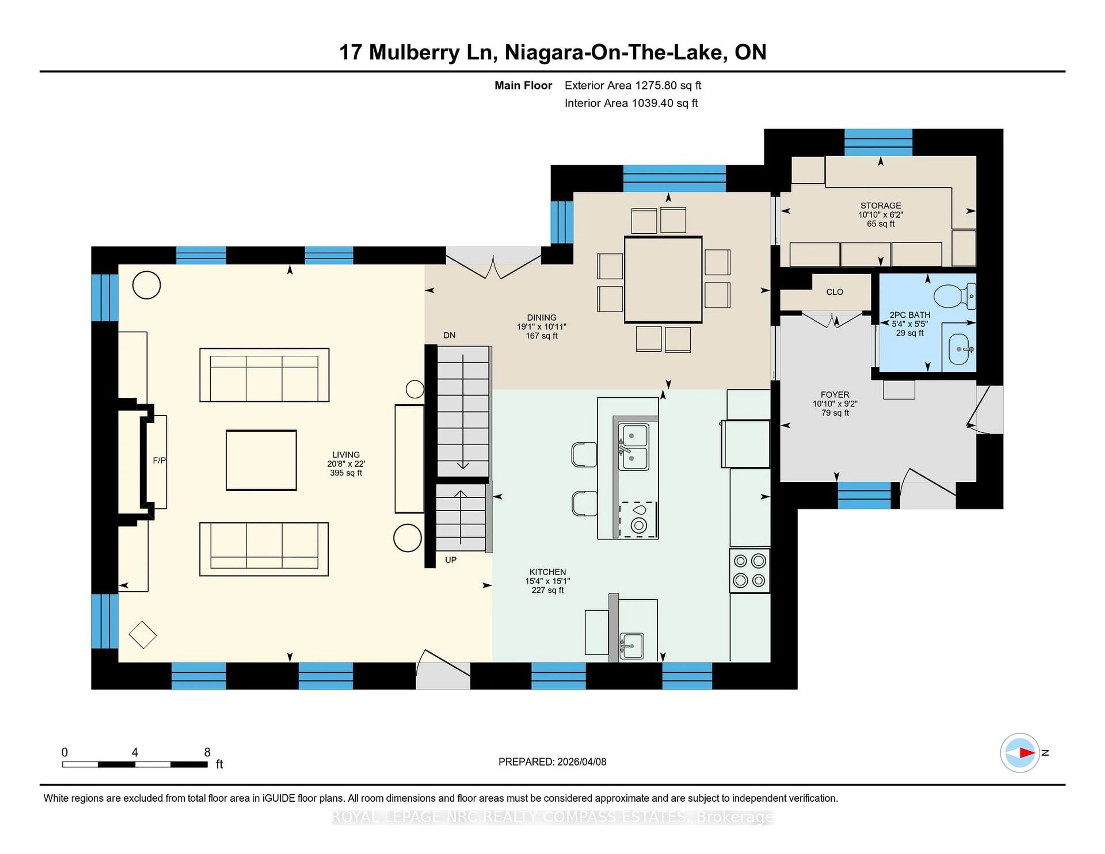Floor plan for 17 Mulberry Lane, Niagara-on-the-Lake Ontario L0S 1J0