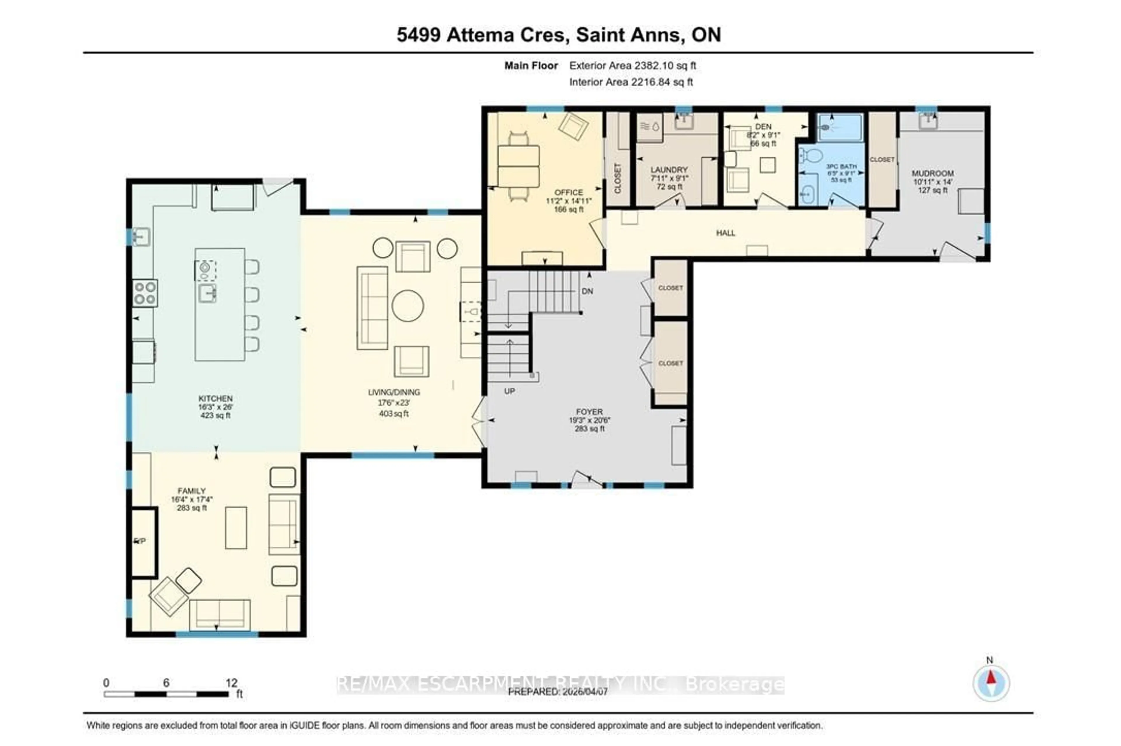 Floor plan for 5499 Attema Cres, West Lincoln Ontario L0R 1Y0