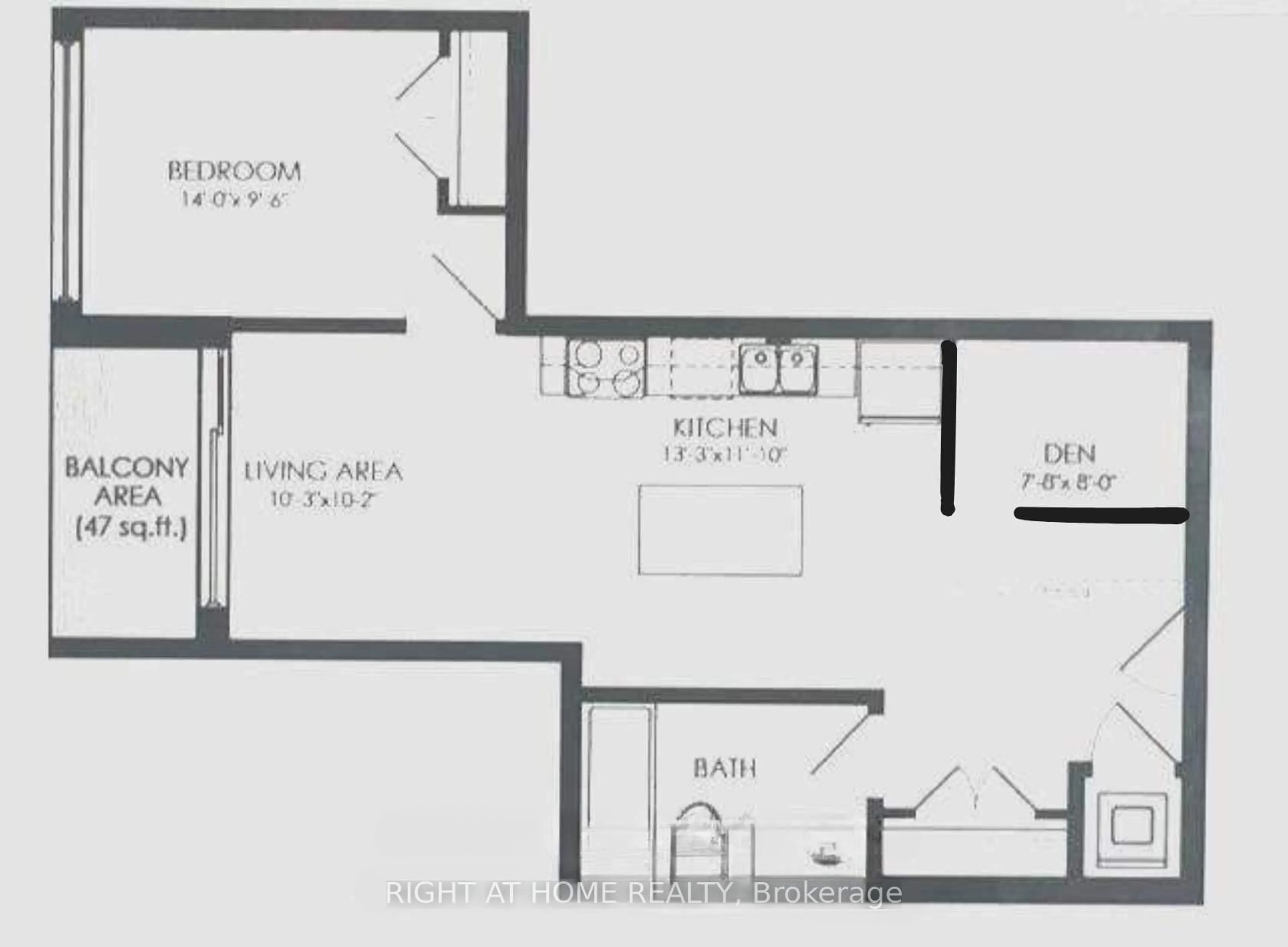 Floor plan for 690 King St, Kitchener Ontario N2H 5L8