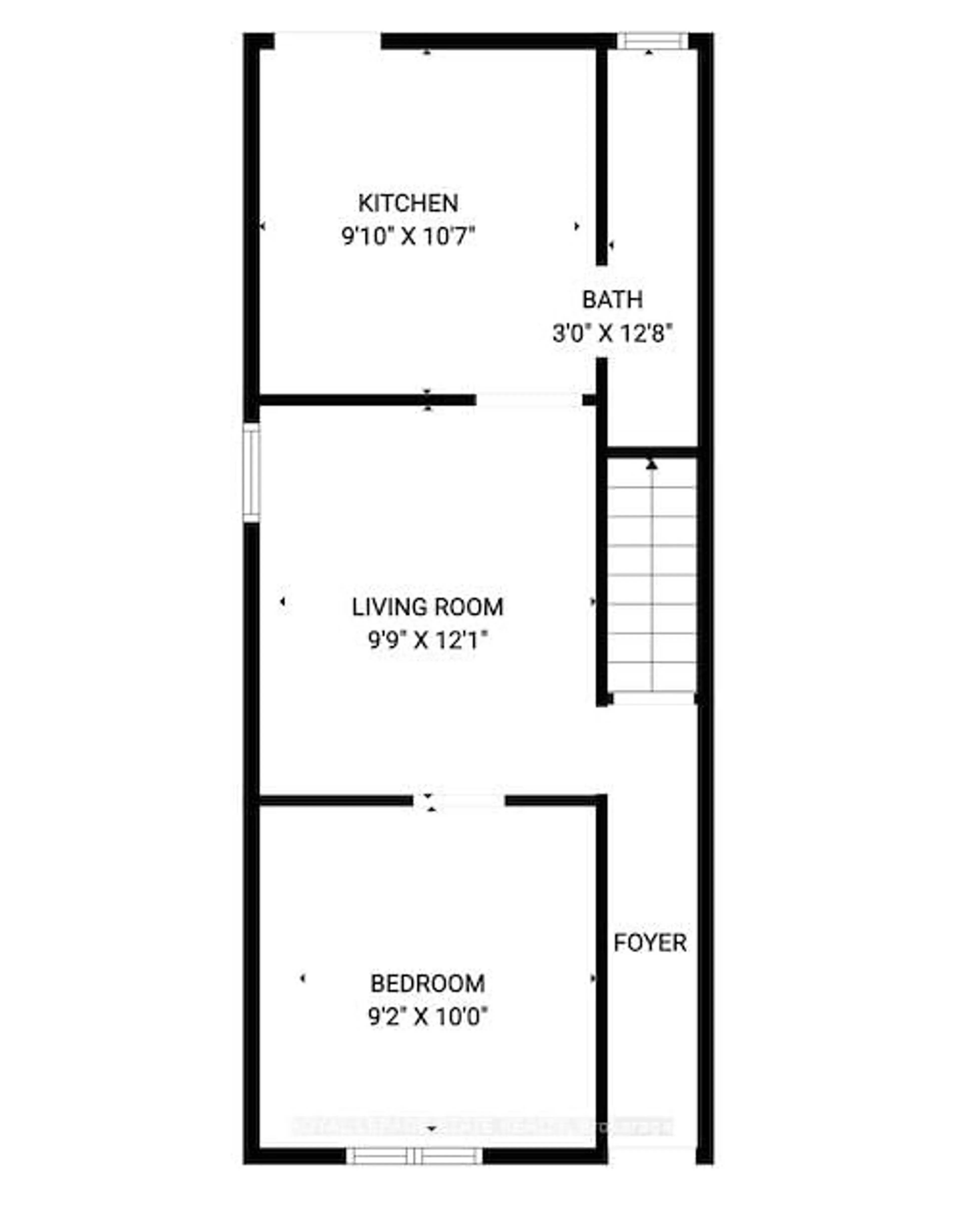 Floor plan for 115 Robins Ave, Hamilton Ontario L8H 4N5