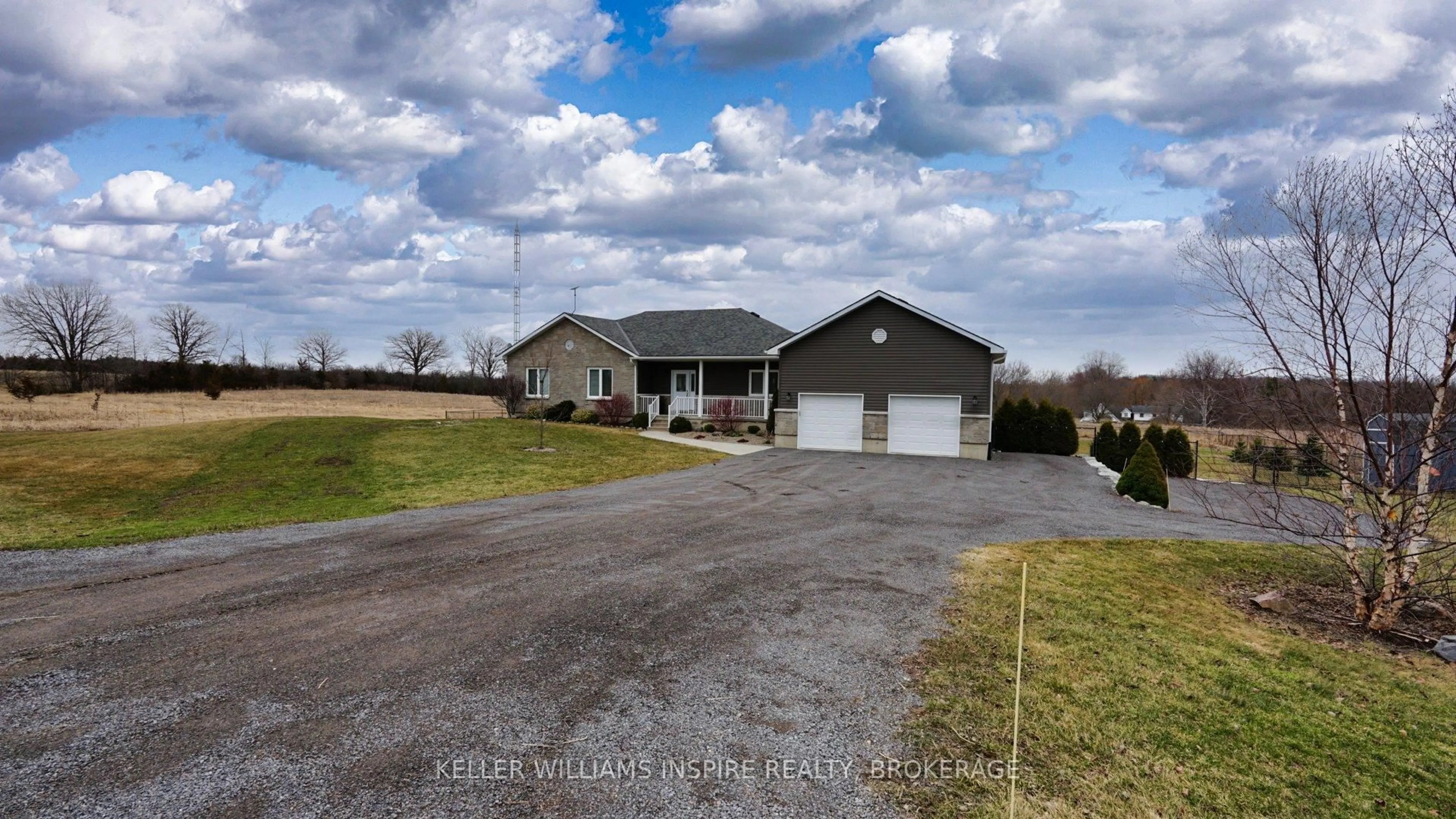 A pic from outside/outdoor area/front of a property/back of a property/a pic from drone, unknown for 1374 Little Creek Rd, Napanee Ontario K7R 3K6