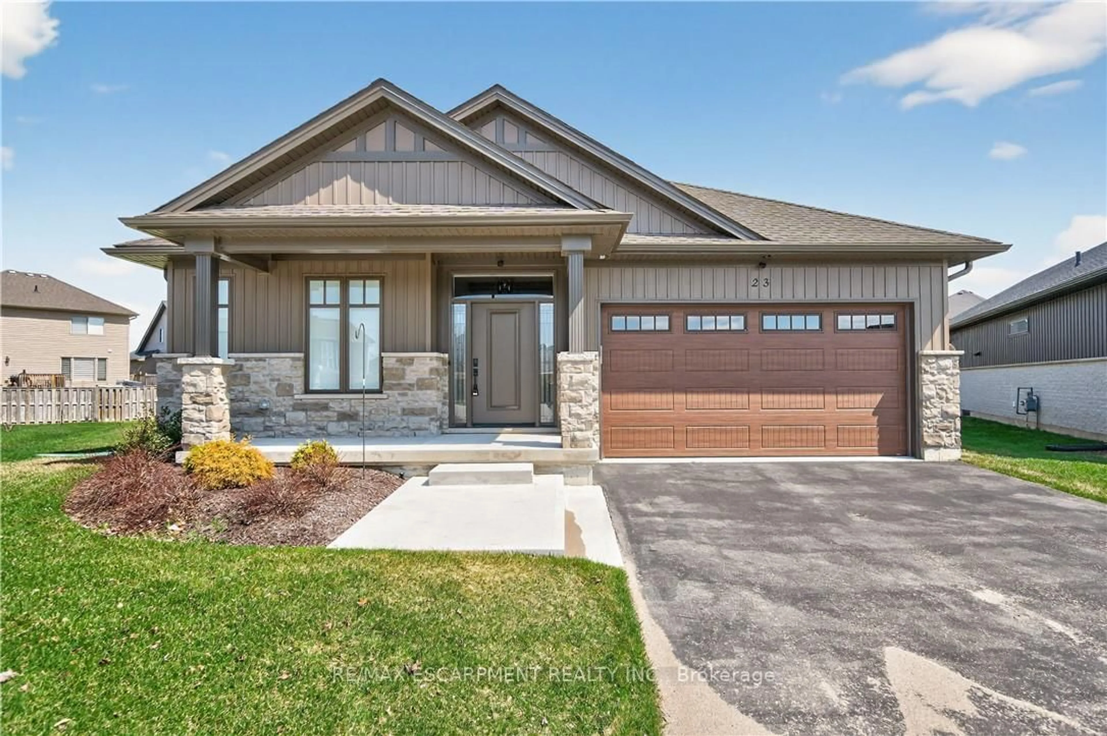 Home with brick exterior material, street for 24 Craddock Blvd #23, Haldimand Ontario N0A 1J0