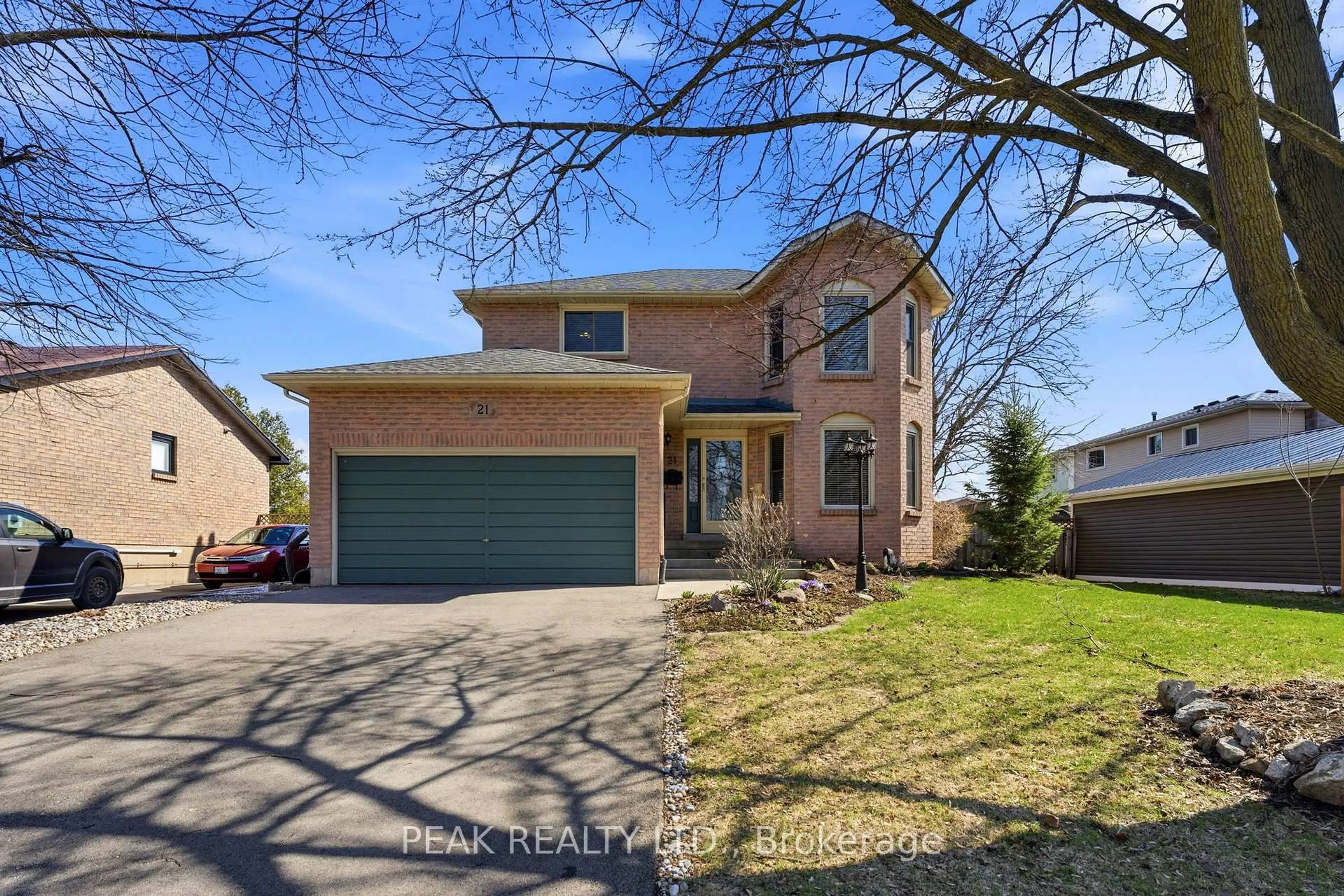 Home with brick exterior material, street for 21 Garden Cres, Brant Ontario N3L 3T3