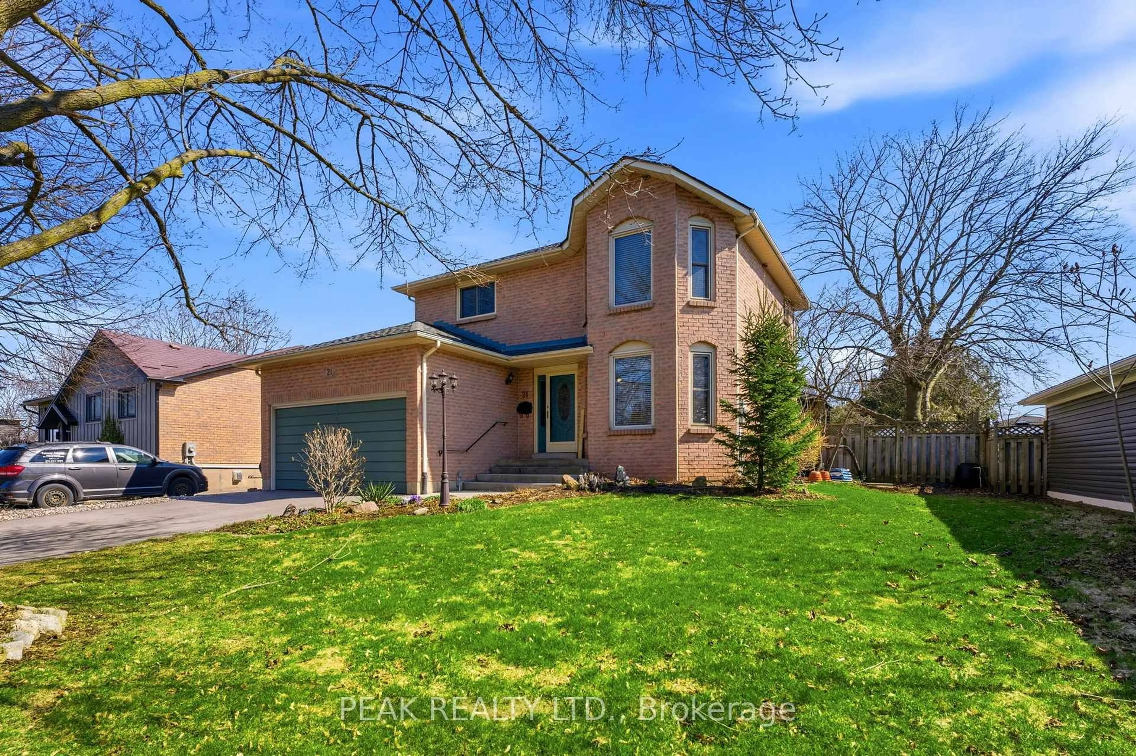 Home with brick exterior material, street for 21 Garden Cres, Brant Ontario N3L 3T3