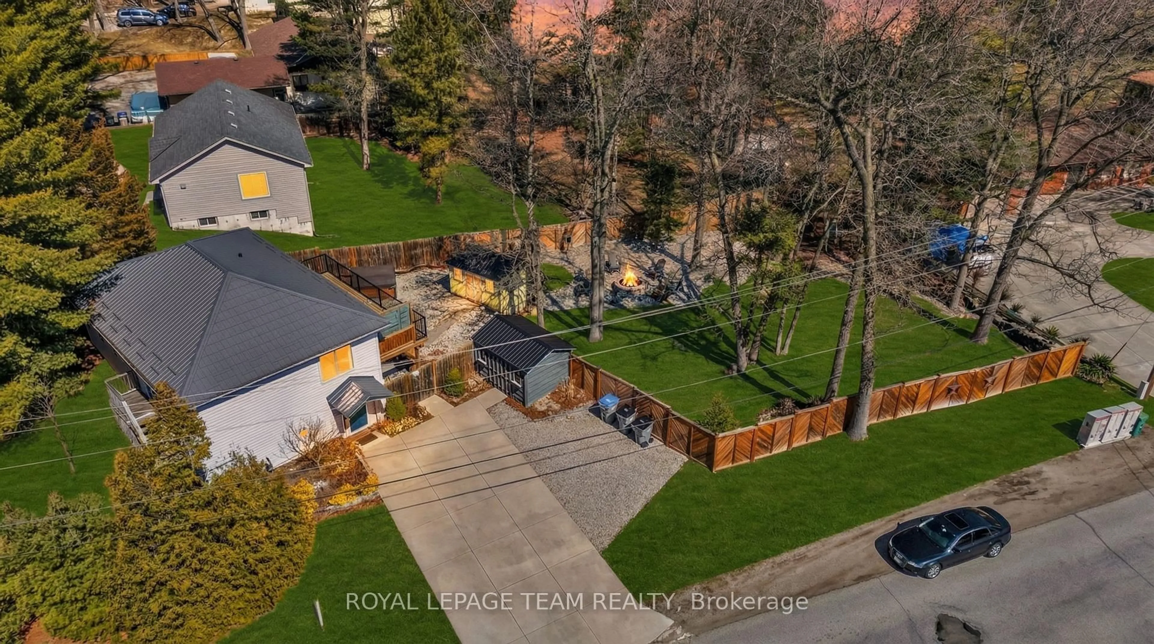 A pic from outside/outdoor area/front of a property/back of a property/a pic from drone, street for 7706 Alfred Str Alfred St, Lambton Shores Ontario N0M 2L0