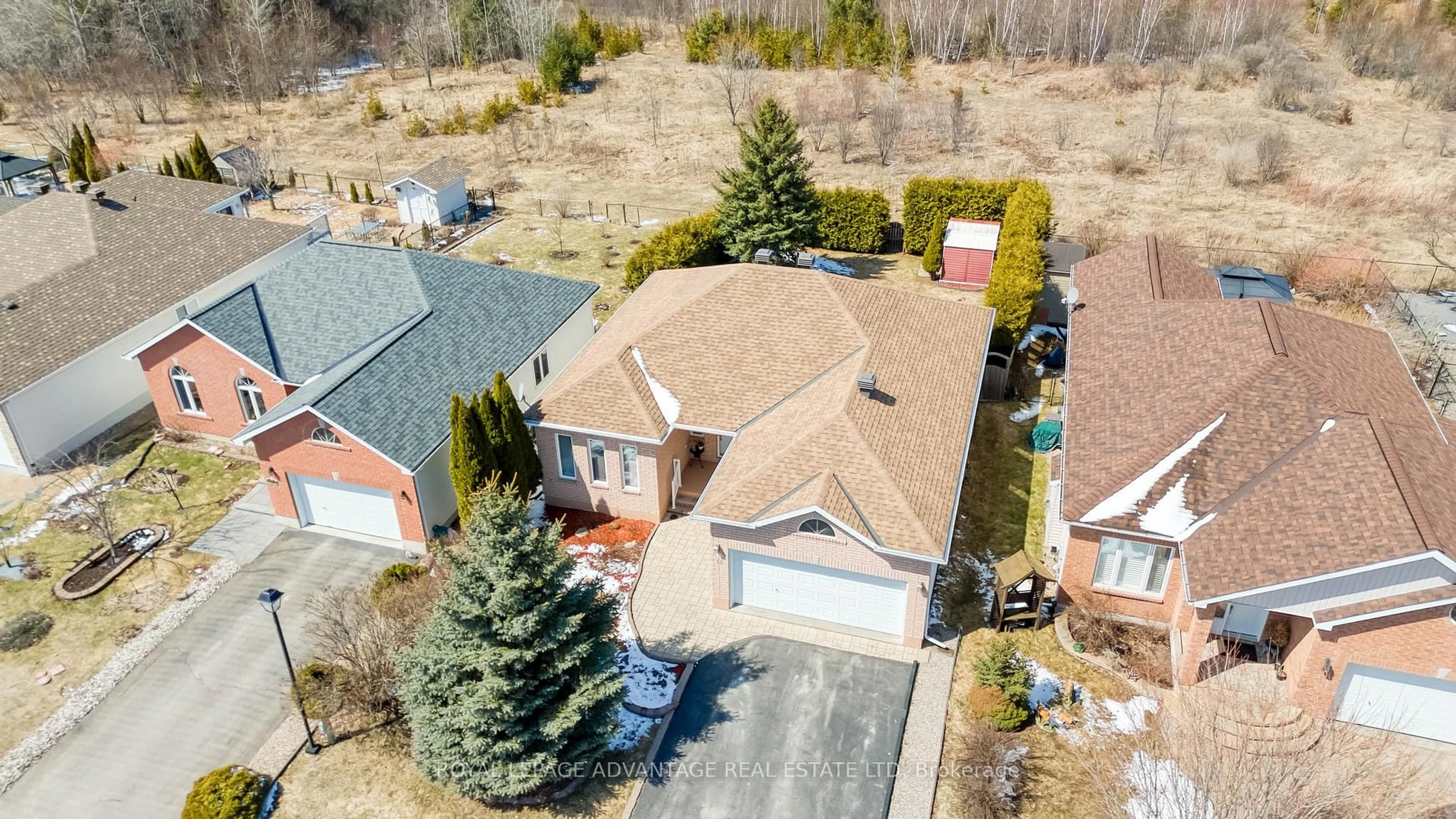 A pic from outside/outdoor area/front of a property/back of a property/a pic from drone, street for 15 Antonio Way, Perth Ontario K7H 3R5
