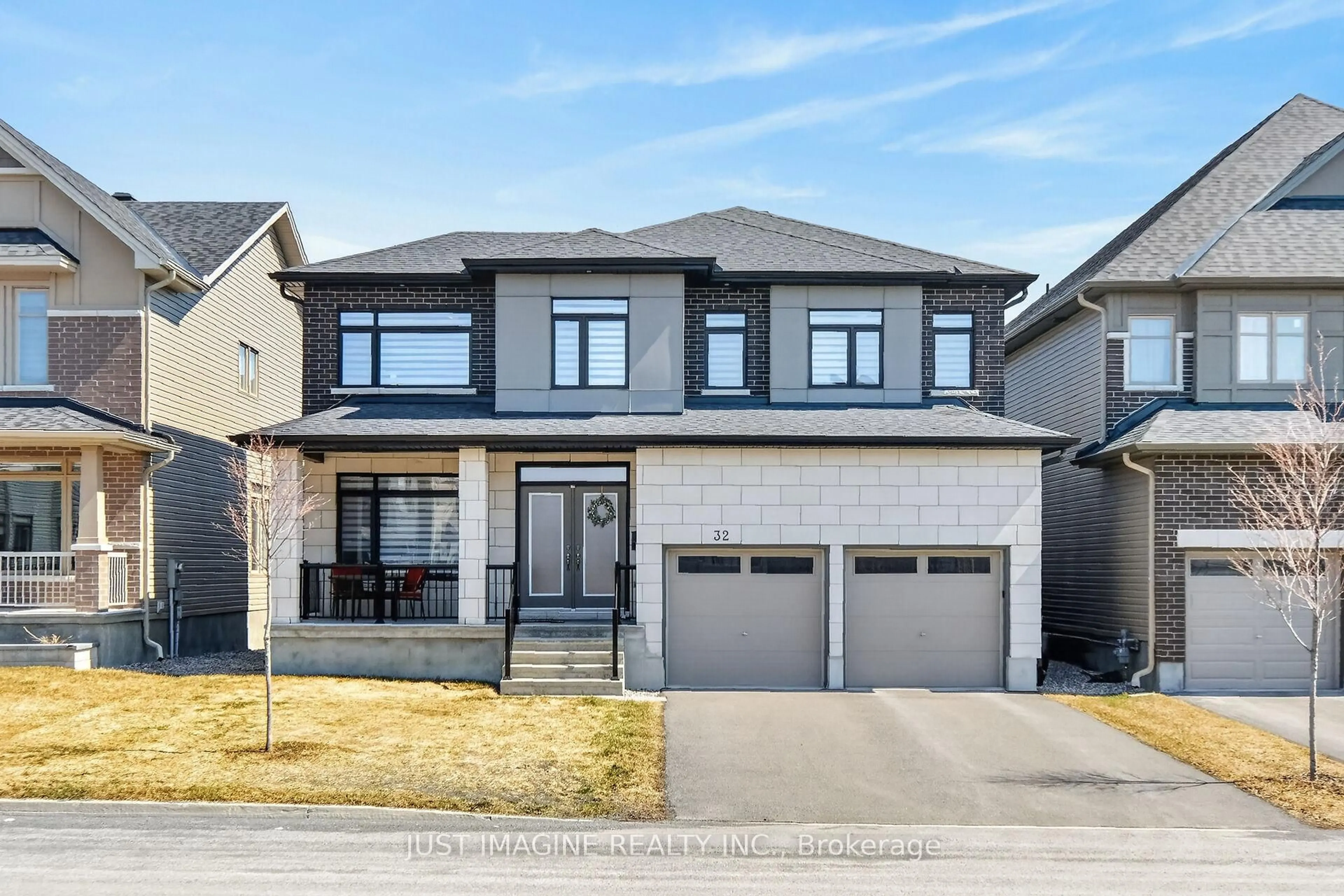 Home with brick exterior material, street for 32 Edenbridge Crt, Orleans Ontario K1W 0P1