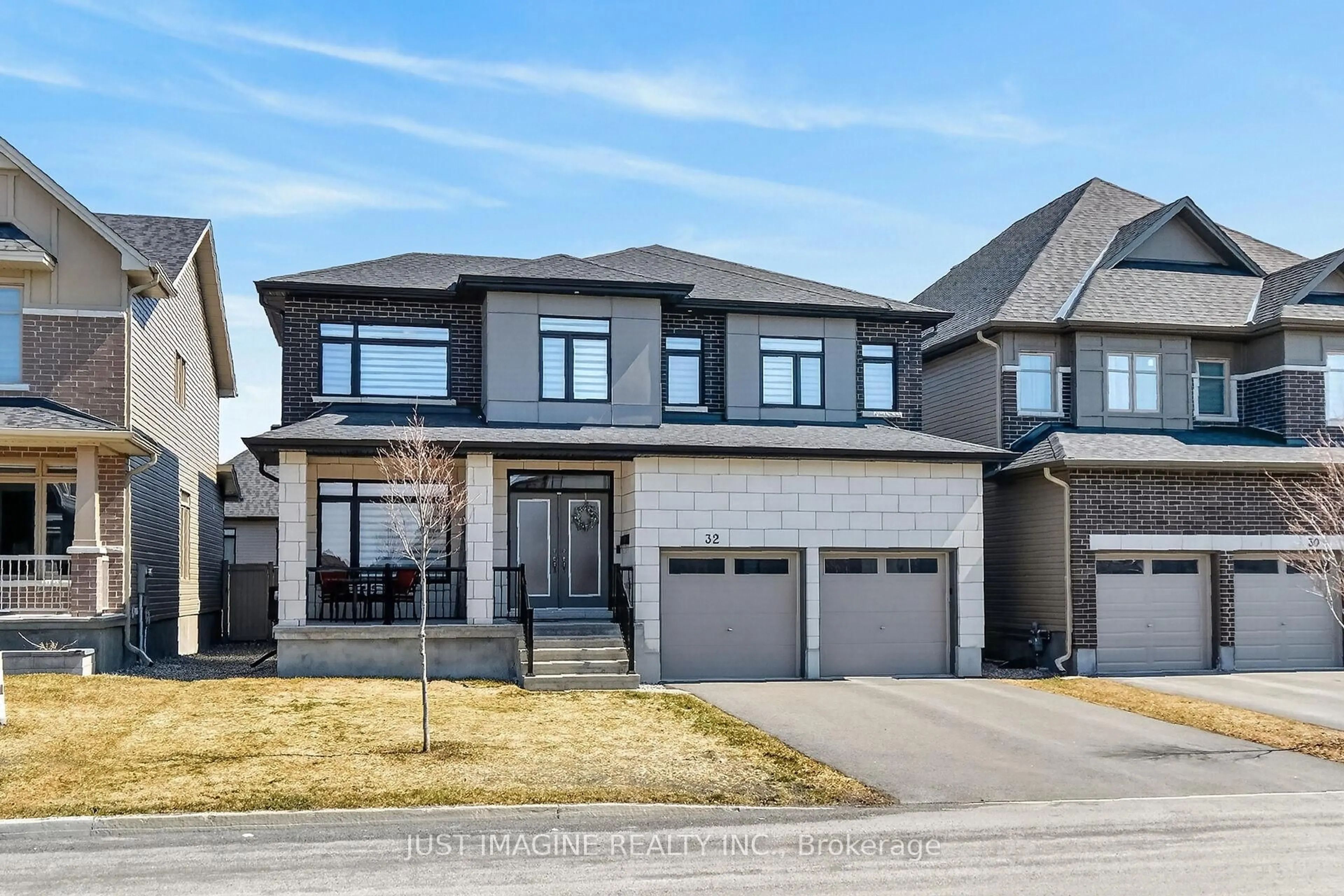 Home with brick exterior material, street for 32 Edenbridge Crt, Orleans Ontario K1W 0P1