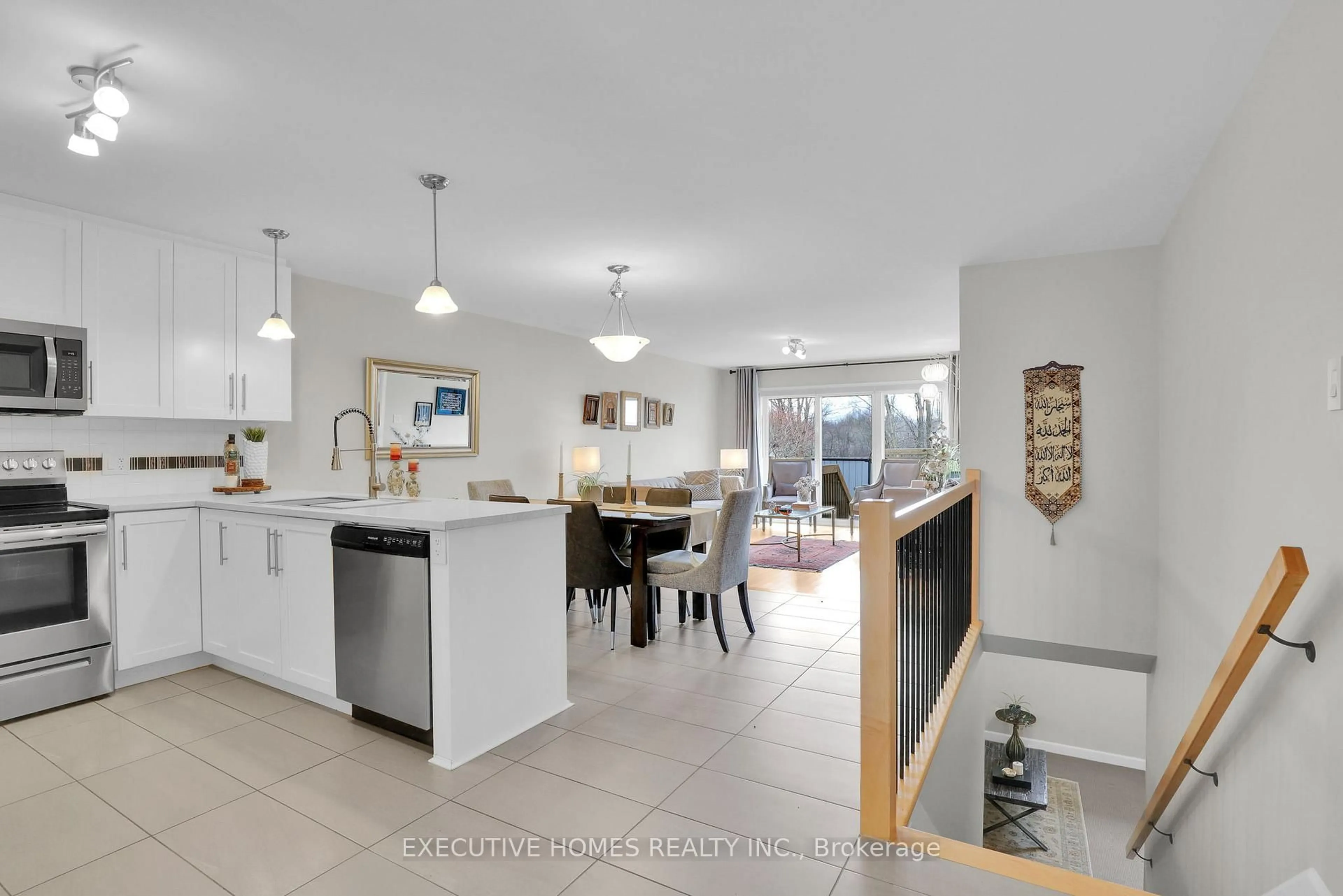 Open concept kitchen, ceramic/tile floor for 52 Des Benevoles St, The Nation Ontario K0A 2M0