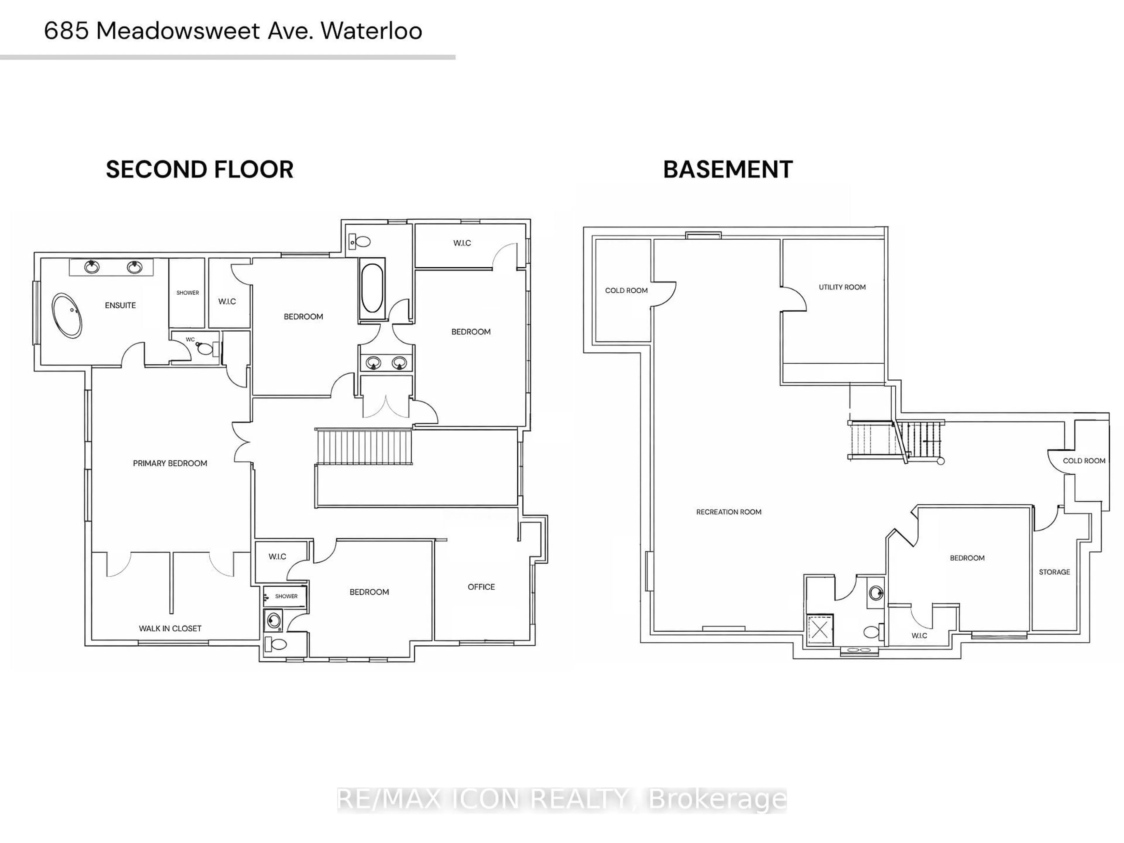 Floor plan for 685 Meadowsweet Ave, Waterloo Ontario N2V 0A6