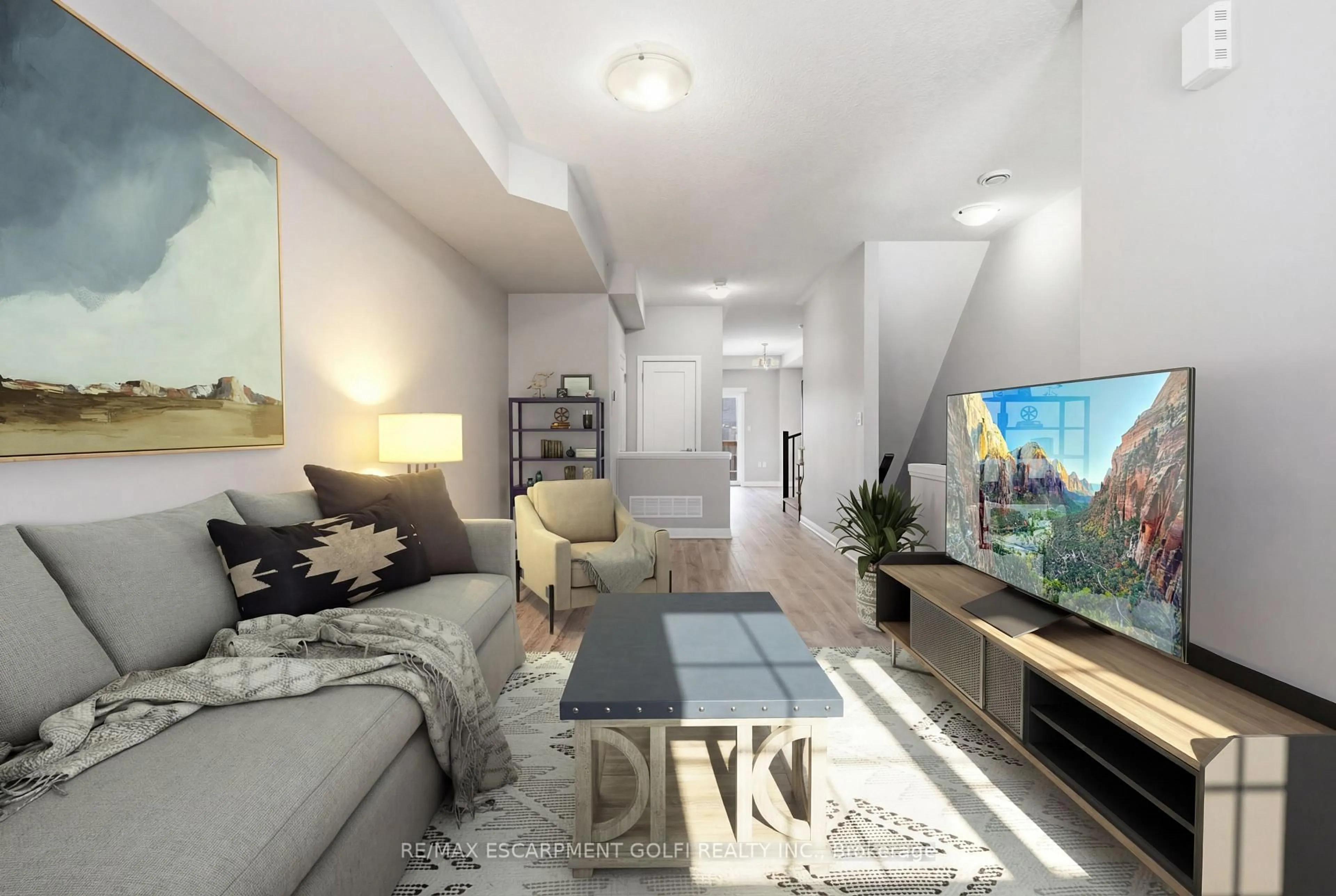 Living room with furniture, unknown for 28 Aqua Lane, Hamilton Ontario L0R 1P0