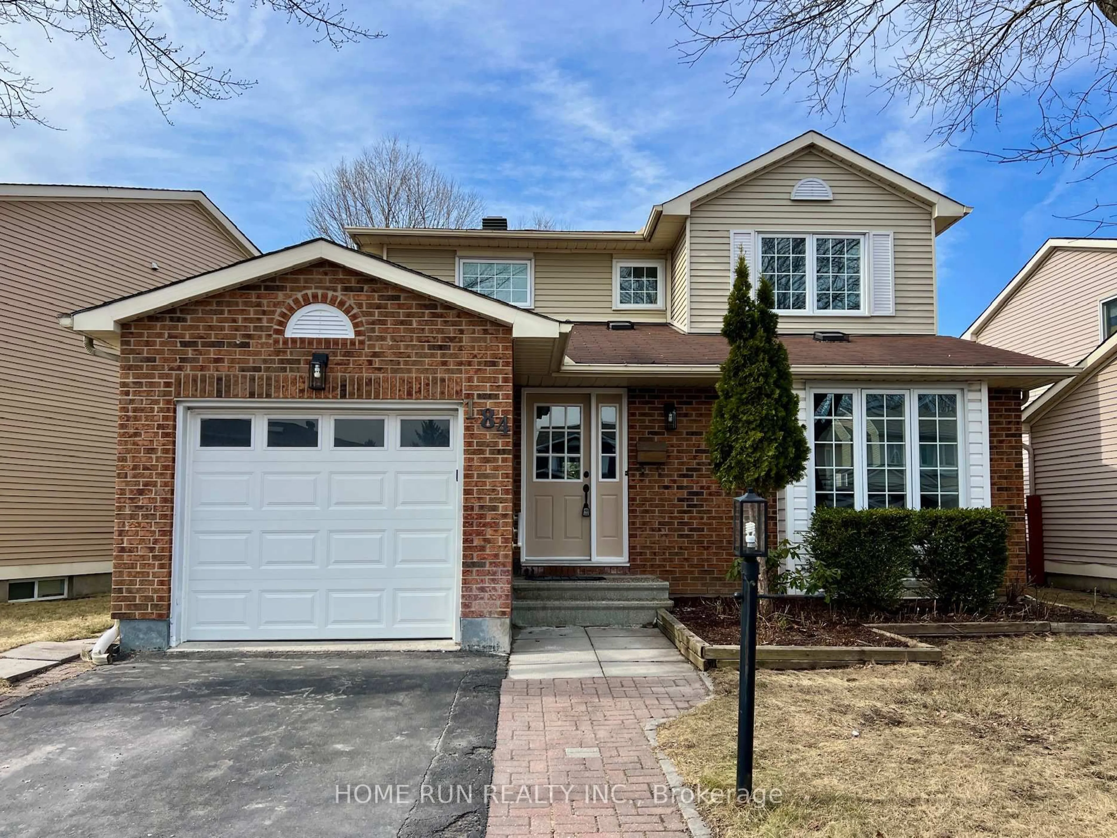 Home with brick exterior material, street for 184 Pinetrail Cres, Ottawa Ontario K2G 5B8