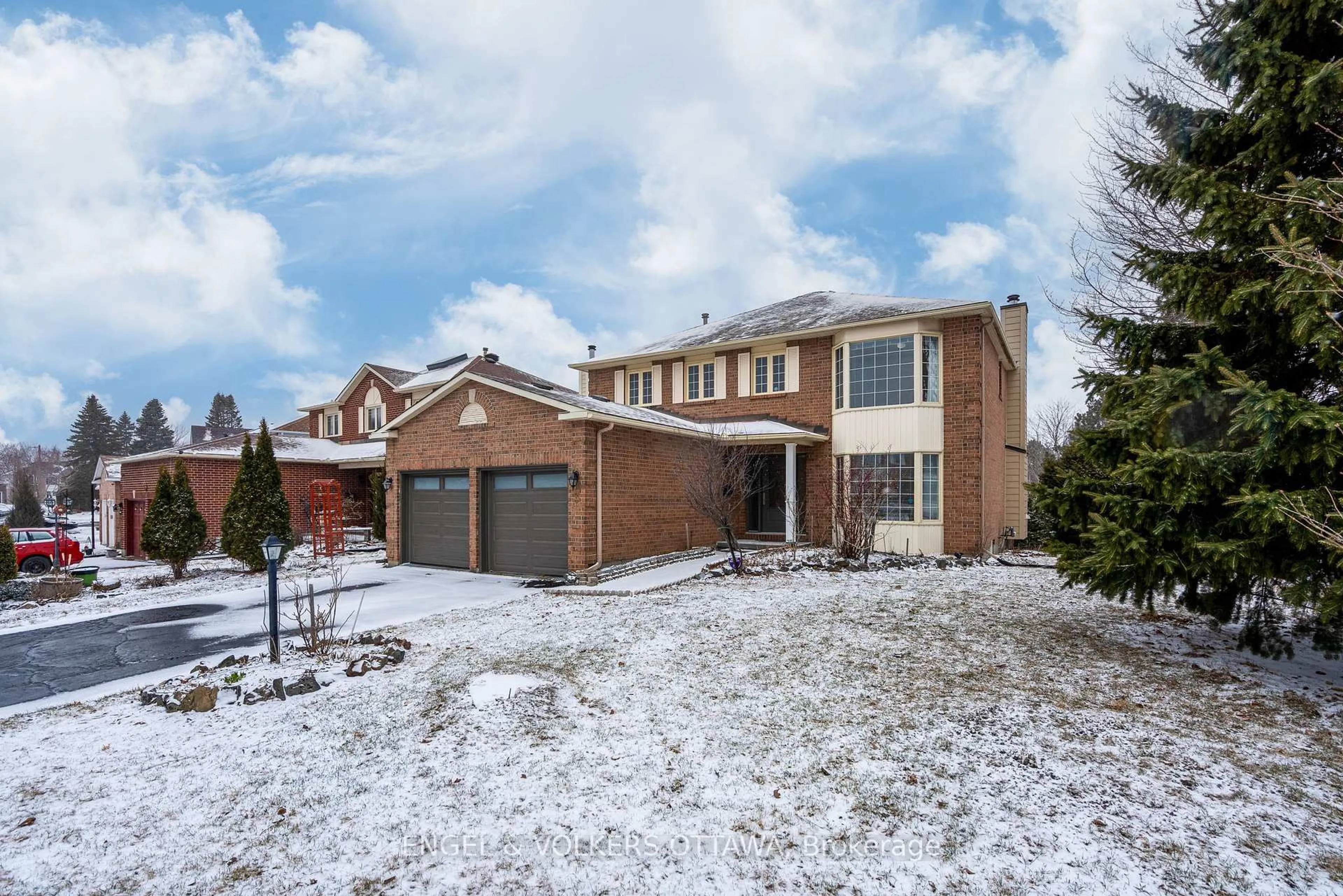 Home with brick exterior material, street for 3 Balding Cres, Ottawa Ontario K2K 2L4
