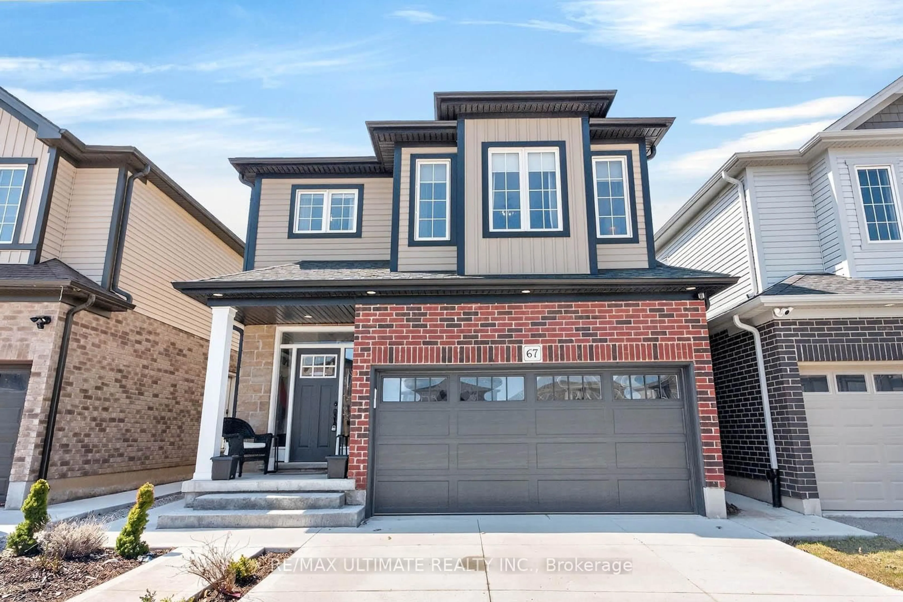 Home with brick exterior material, street for 67 Beauchamp Dr, Cambridge Ontario N1S 0A2