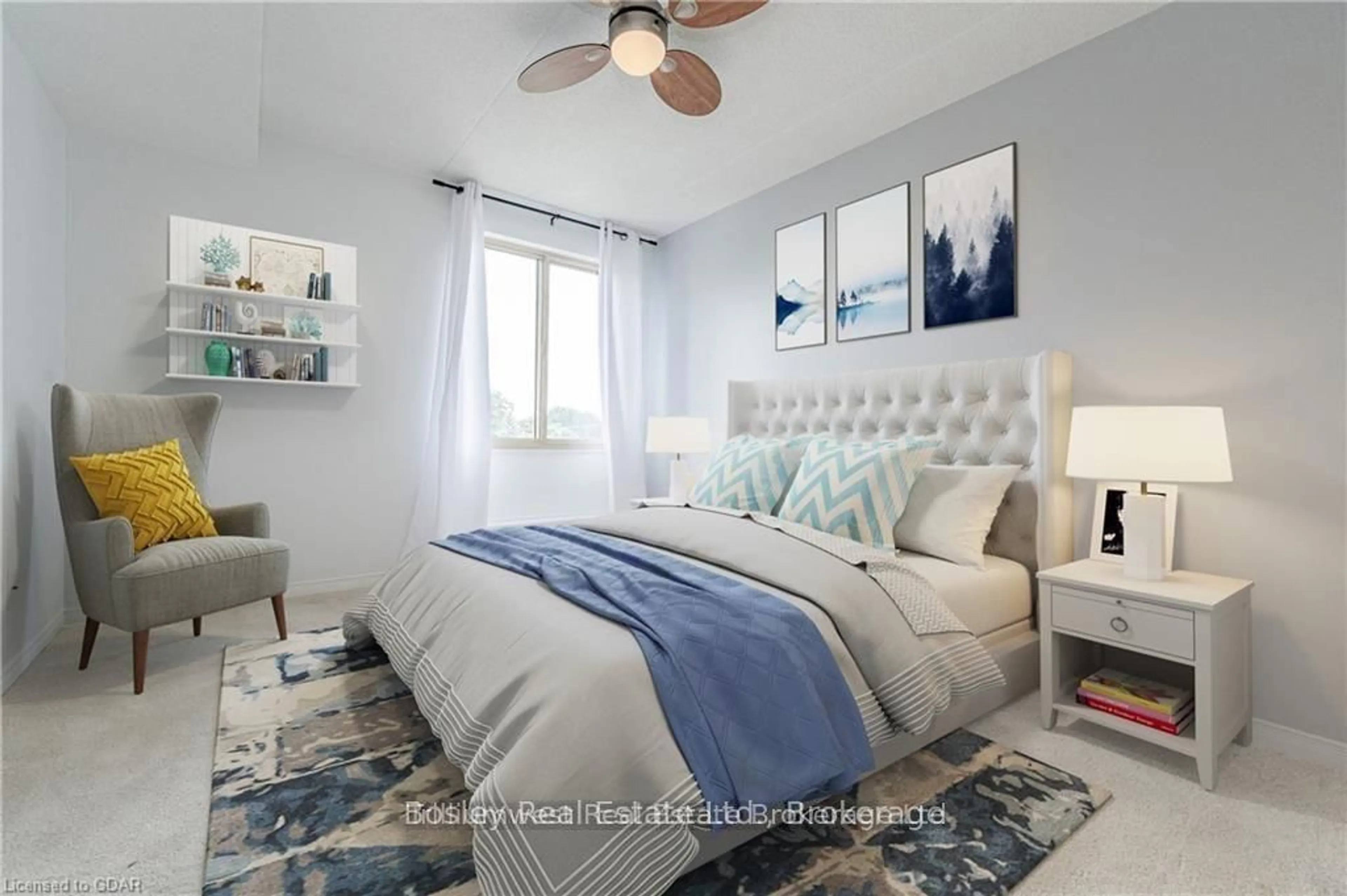 Bedroom with bed, unknown for 8 Christopher Crt #506, Guelph Ontario N1G 4N7