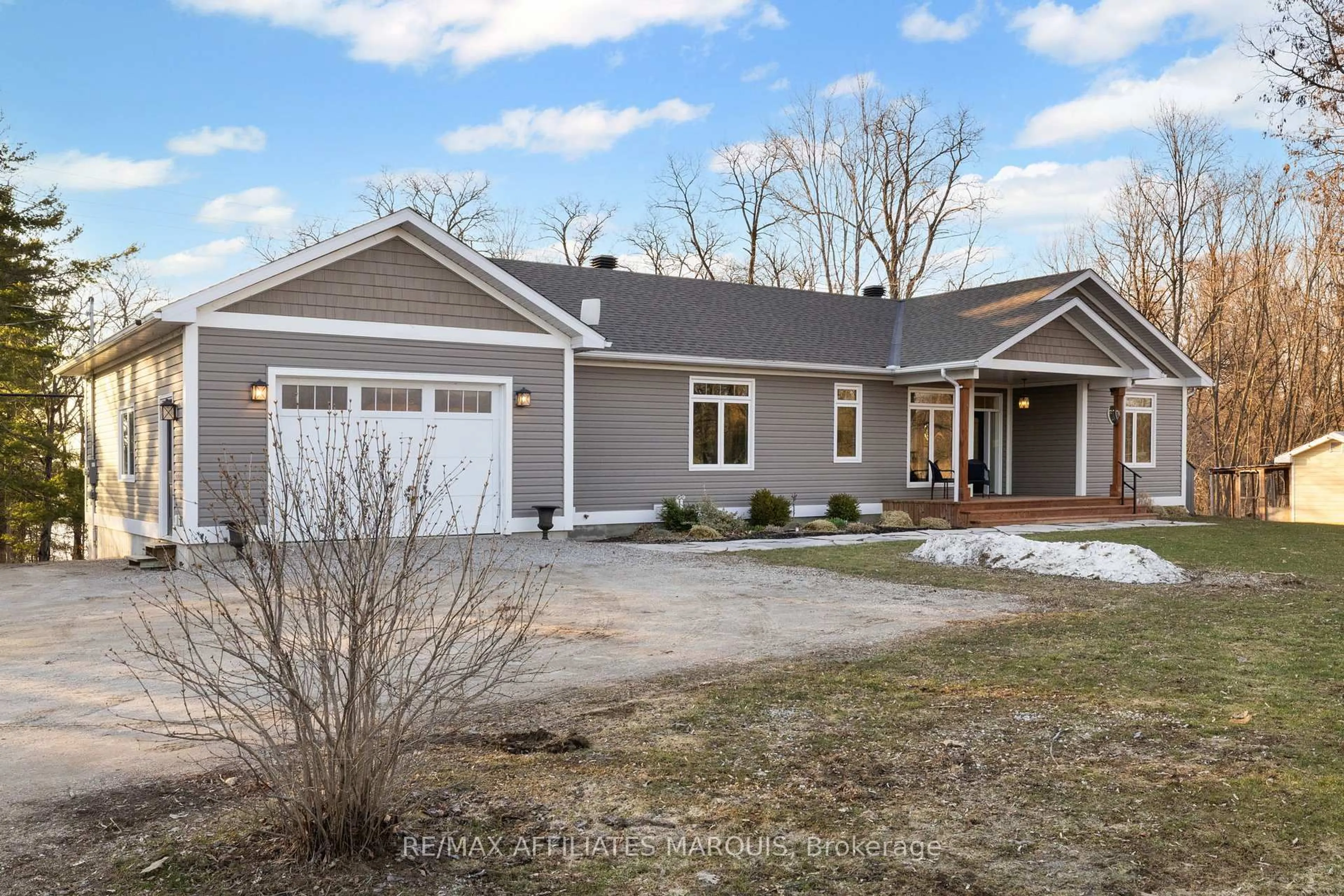 Home with vinyl exterior material, street for 12 R9 Rd, Rideau Lakes Ontario K0G 1L0