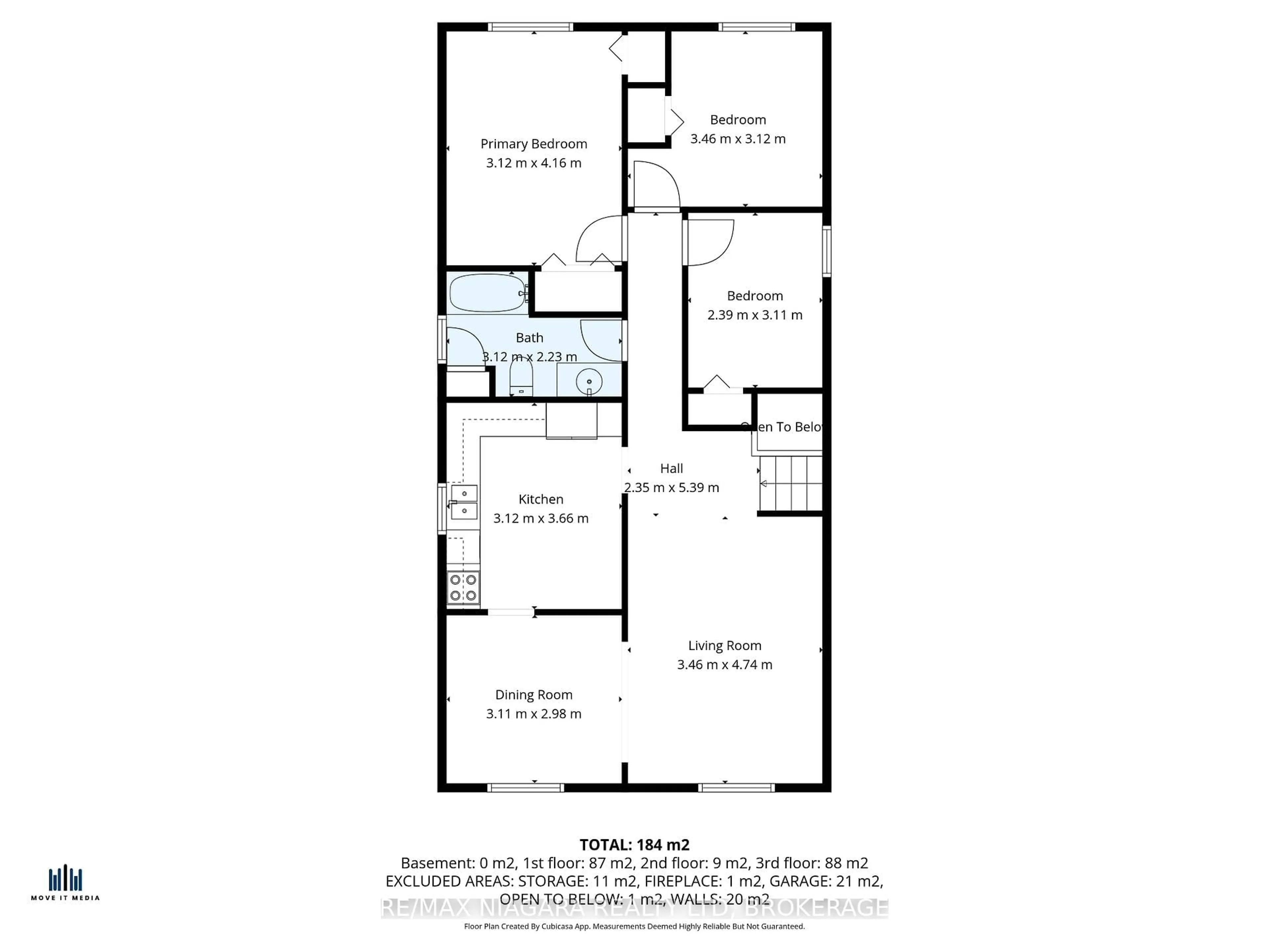 Floor plan for 7847 Swan St, Niagara Falls Ontario L2H 2P8