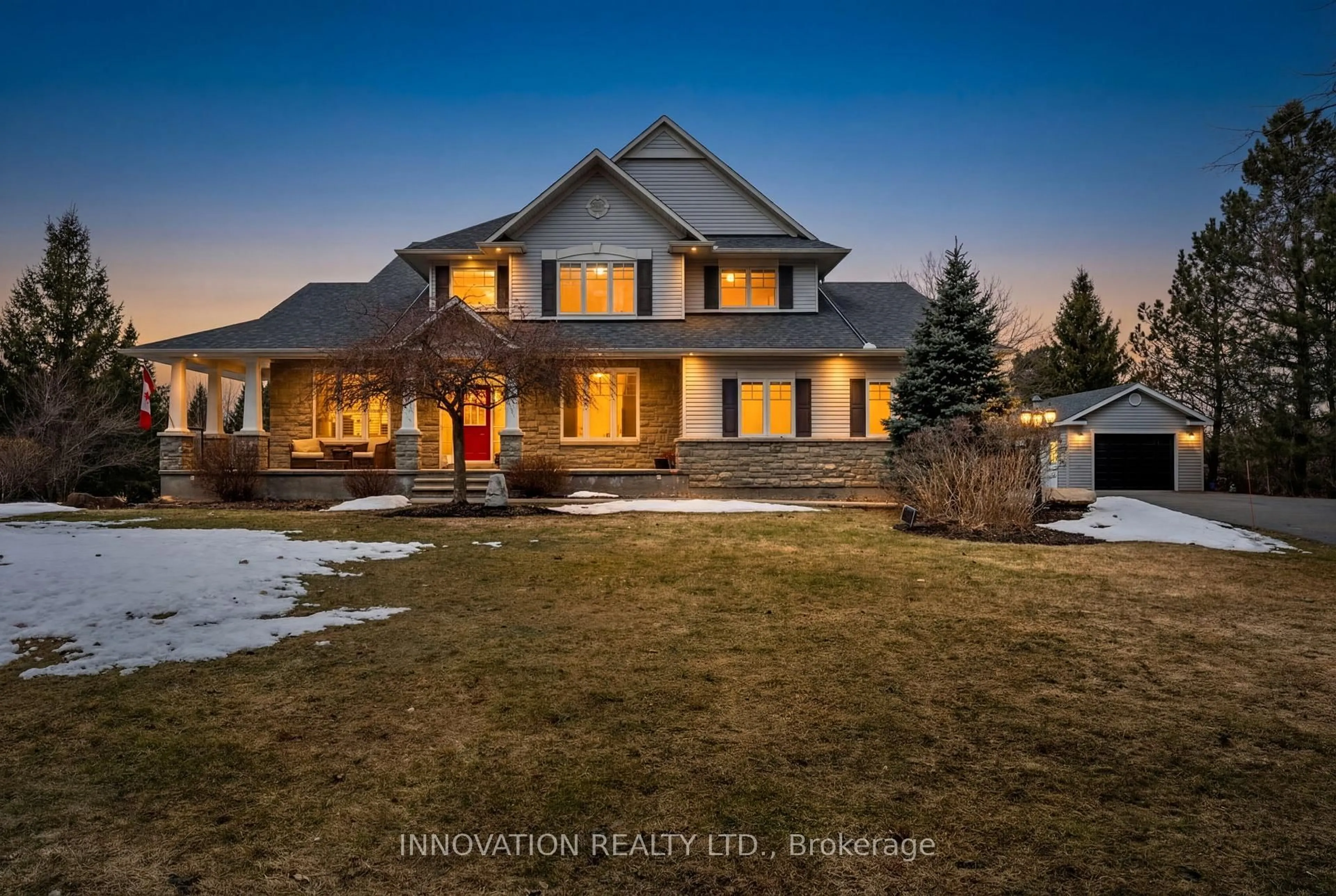 A pic from outside/outdoor area/front of a property/back of a property/a pic from drone, mountain view for 1575 Landel Dr, Kanata Ontario K2W 1C6