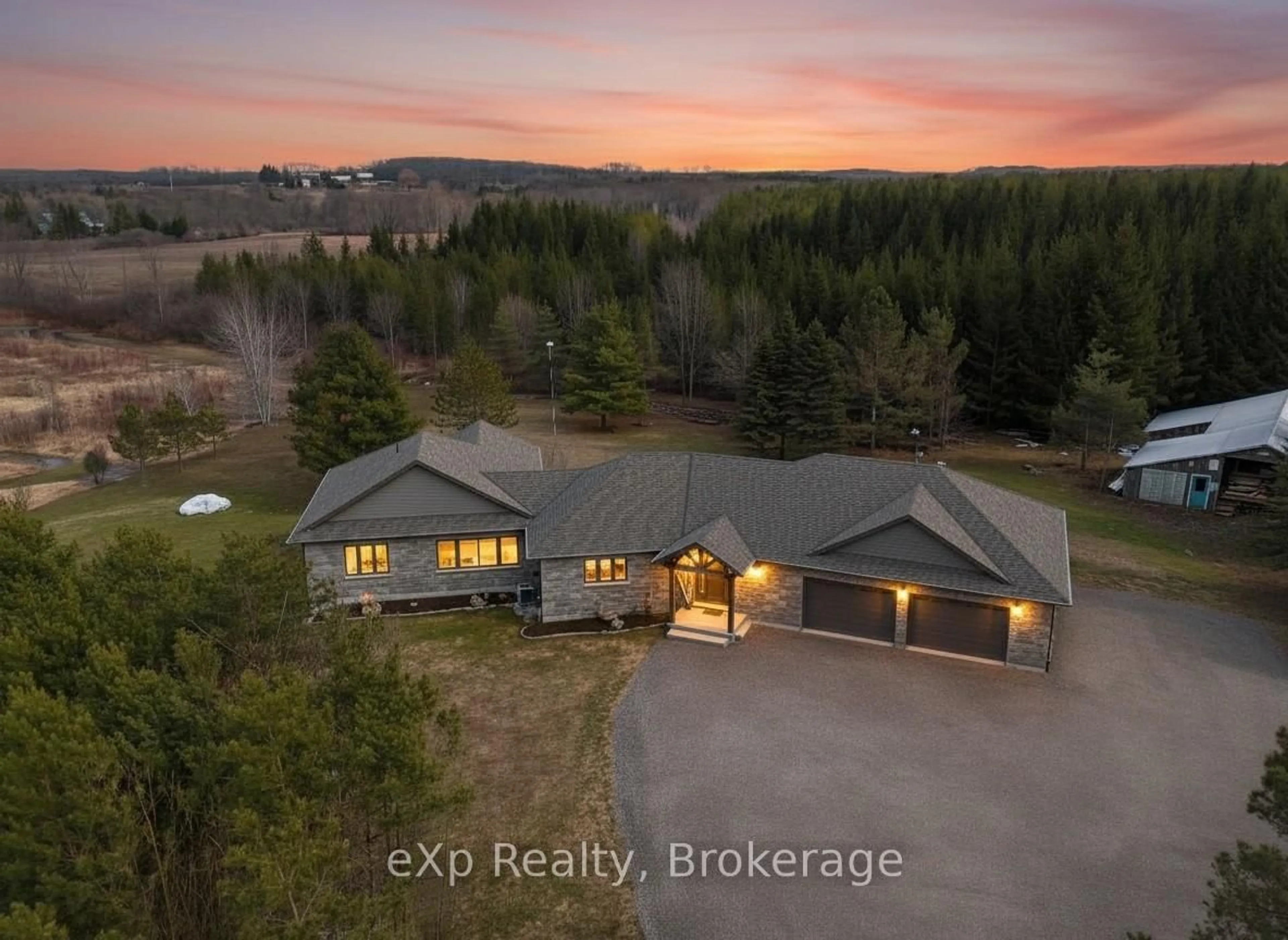 A pic from outside/outdoor area/front of a property/back of a property/a pic from drone, unknown for 541354 14 Concession, West Grey Ontario N0G 1L0