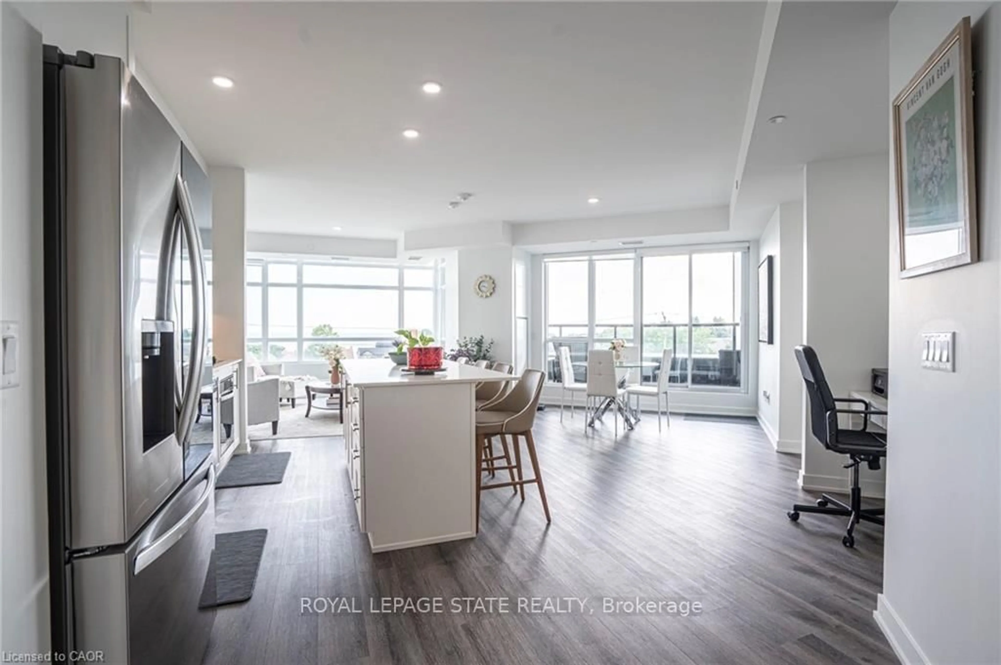 Open concept kitchen, unknown for 600 North Service Rd #418, Hamilton Ontario L8E 0L2