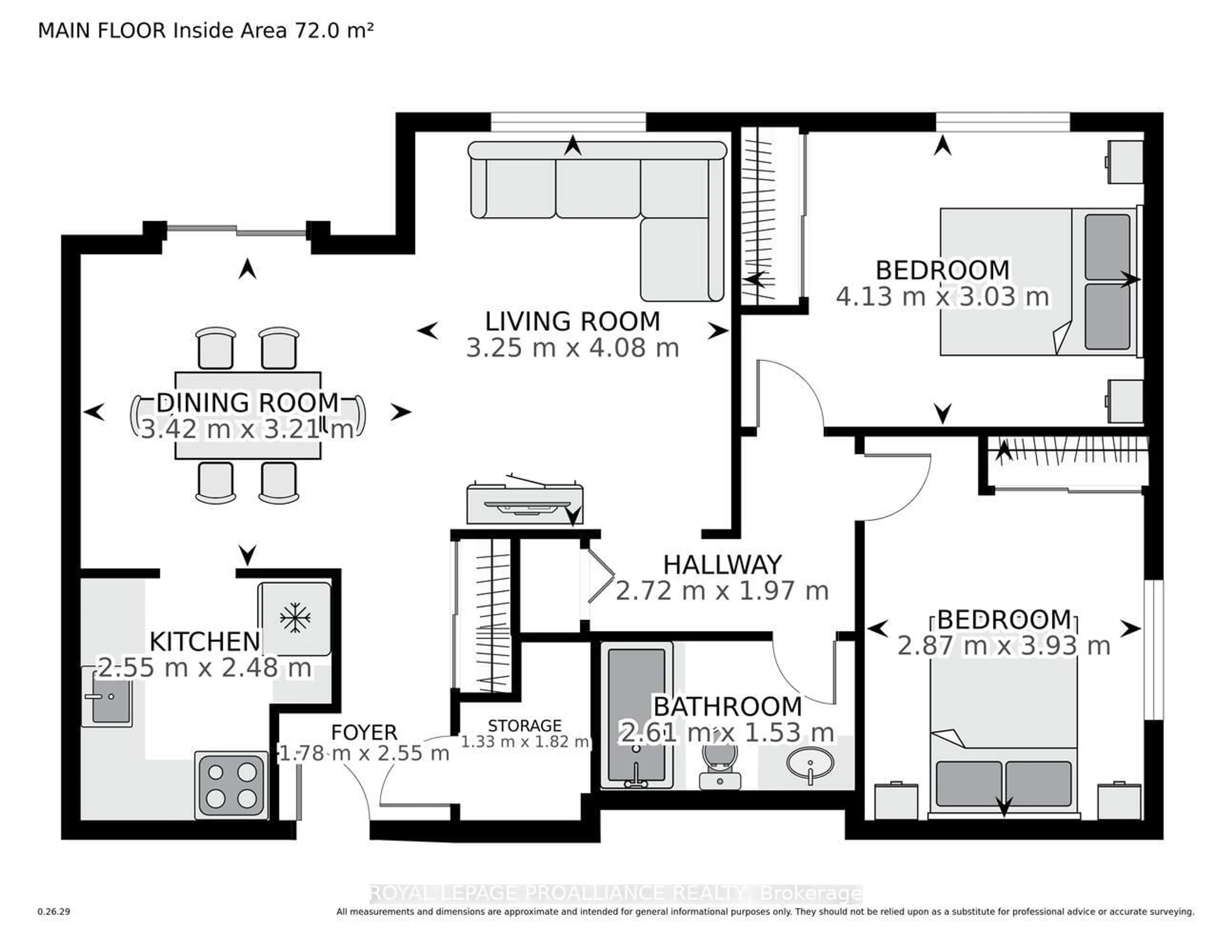 Floor plan for 95 Windsor Dr #502, Brockville Ontario K6V 3H7