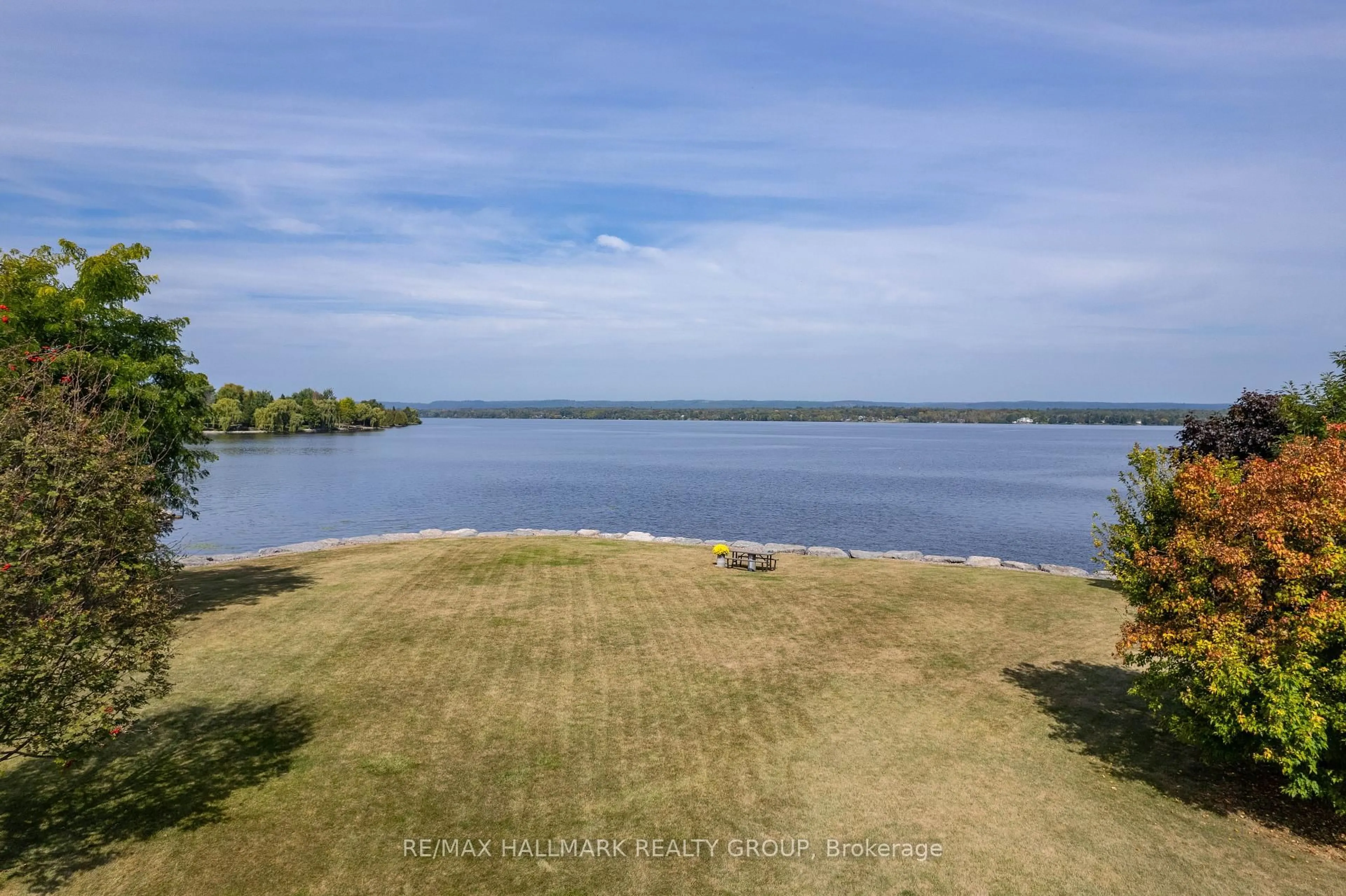 A pic from outside/outdoor area/front of a property/back of a property/a pic from drone, water/lake/river/ocean view for 3285 Front Rd, East Hawkesbury Ontario K6A 2R2