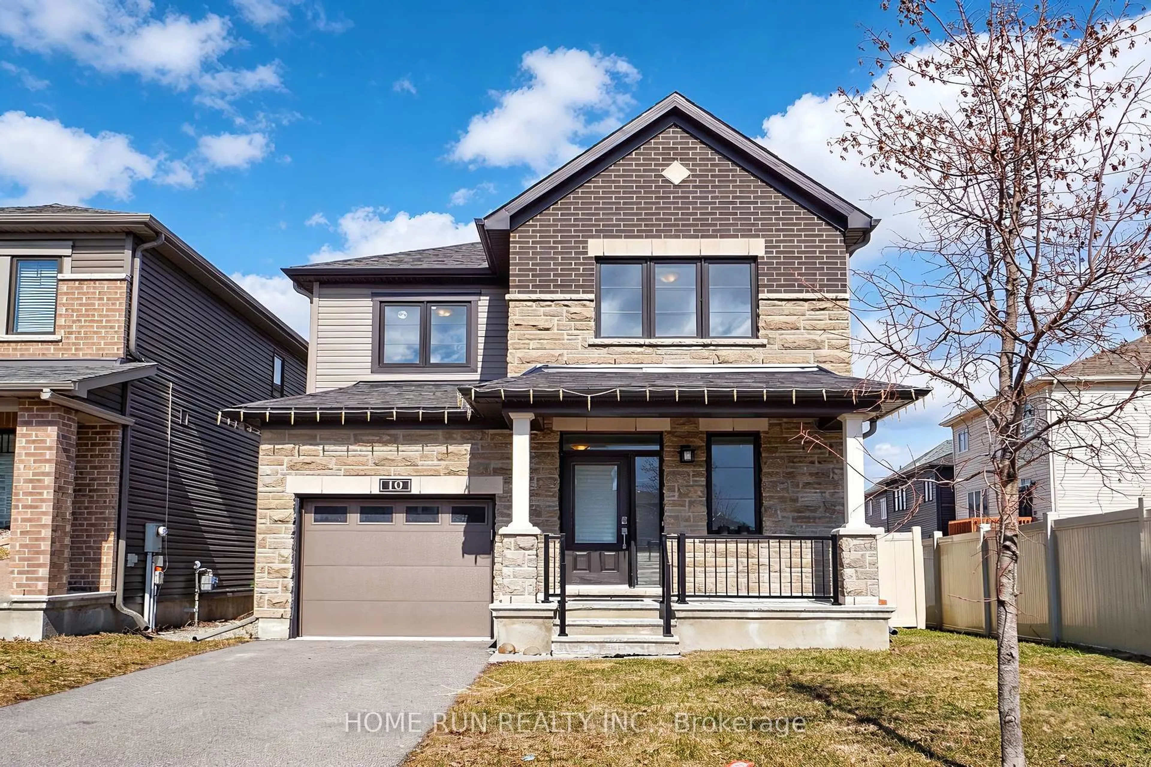 Home with brick exterior material, street for 10 Eramosa Cres, Kanata Ontario K2T 0R3