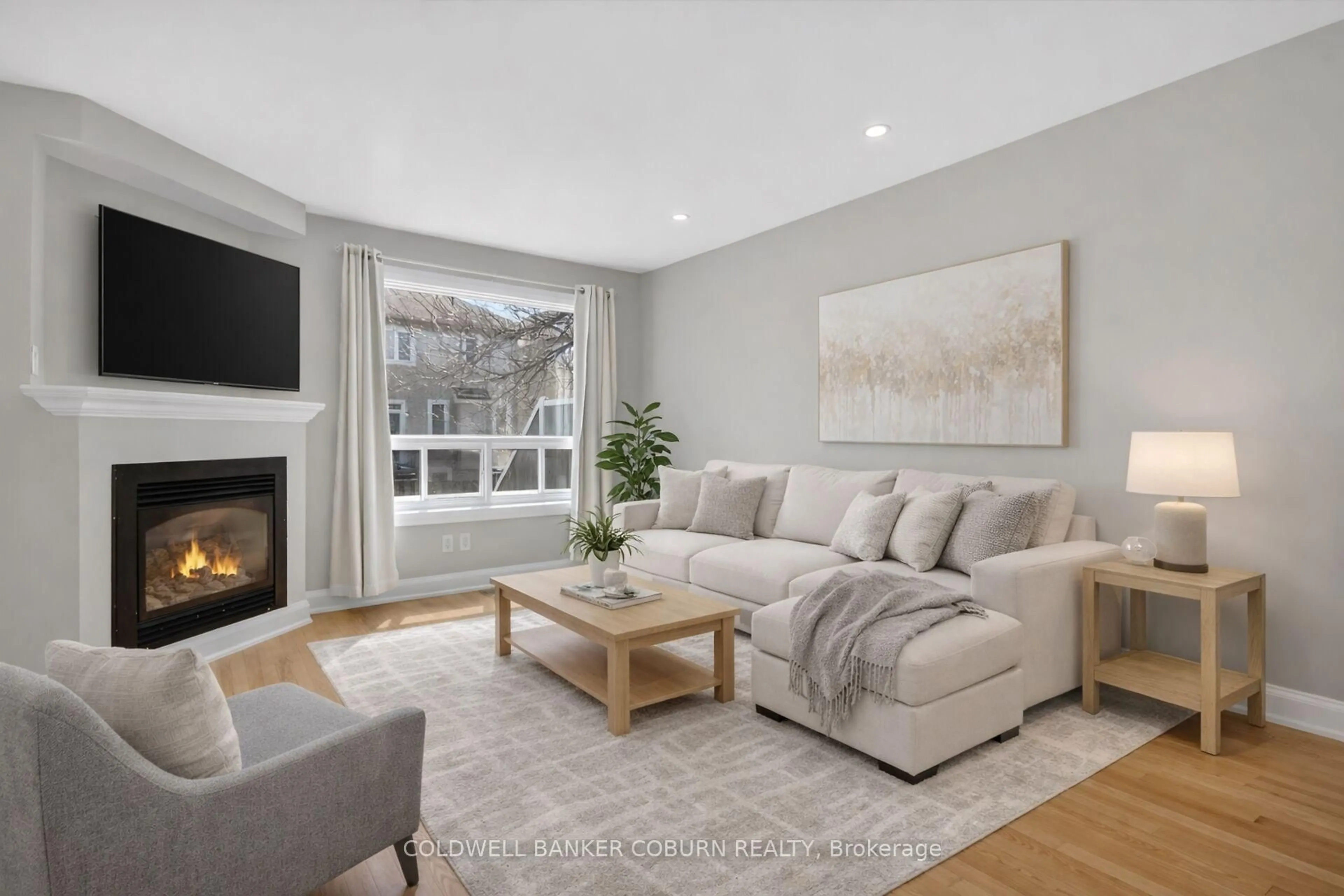 Living room with furniture, unknown for 89 Flowertree Cres, Ottawa Ontario K2M 2R7