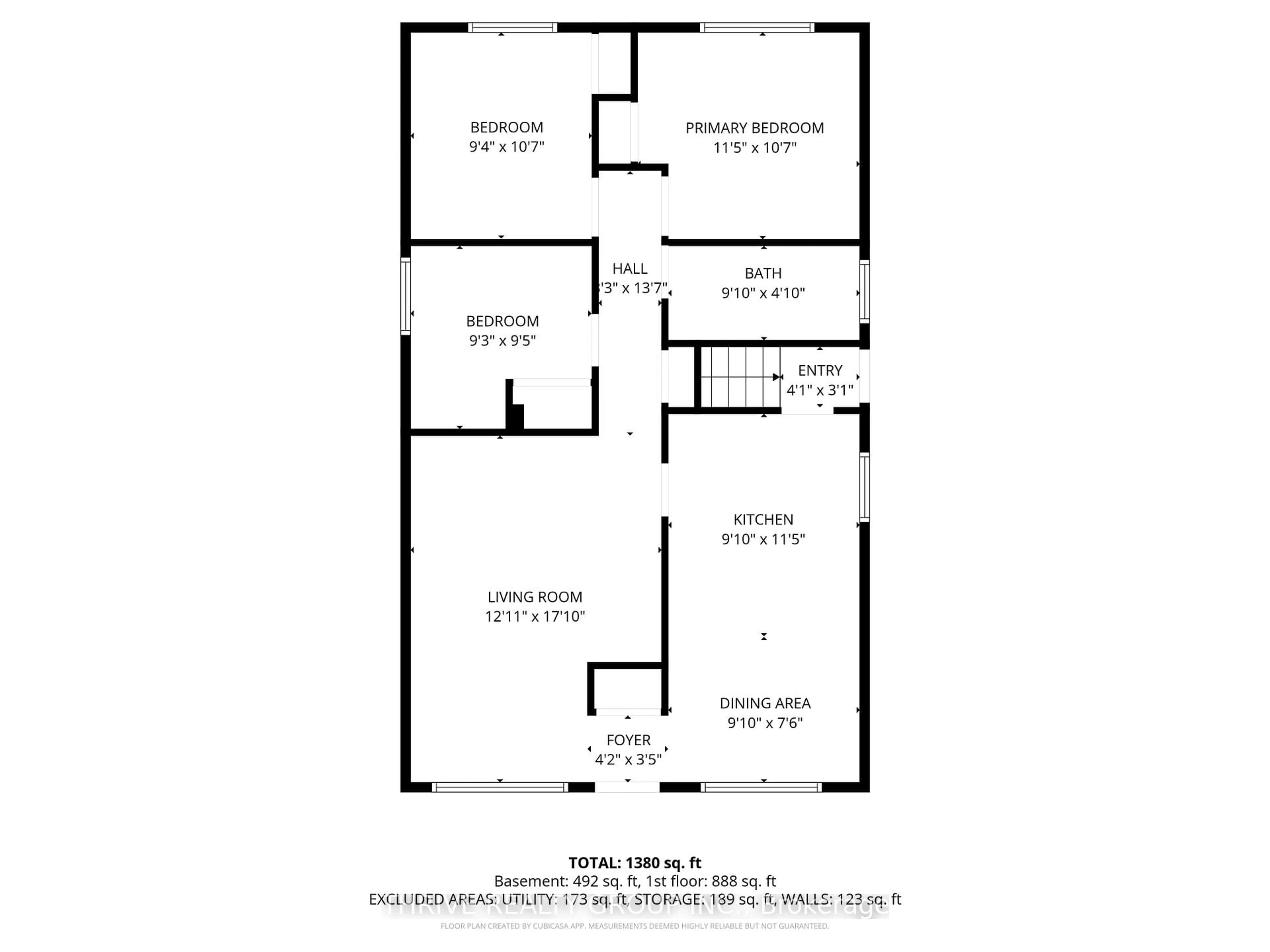 Floor plan for 112 Culver Cres, London East Ontario N5V 3G4