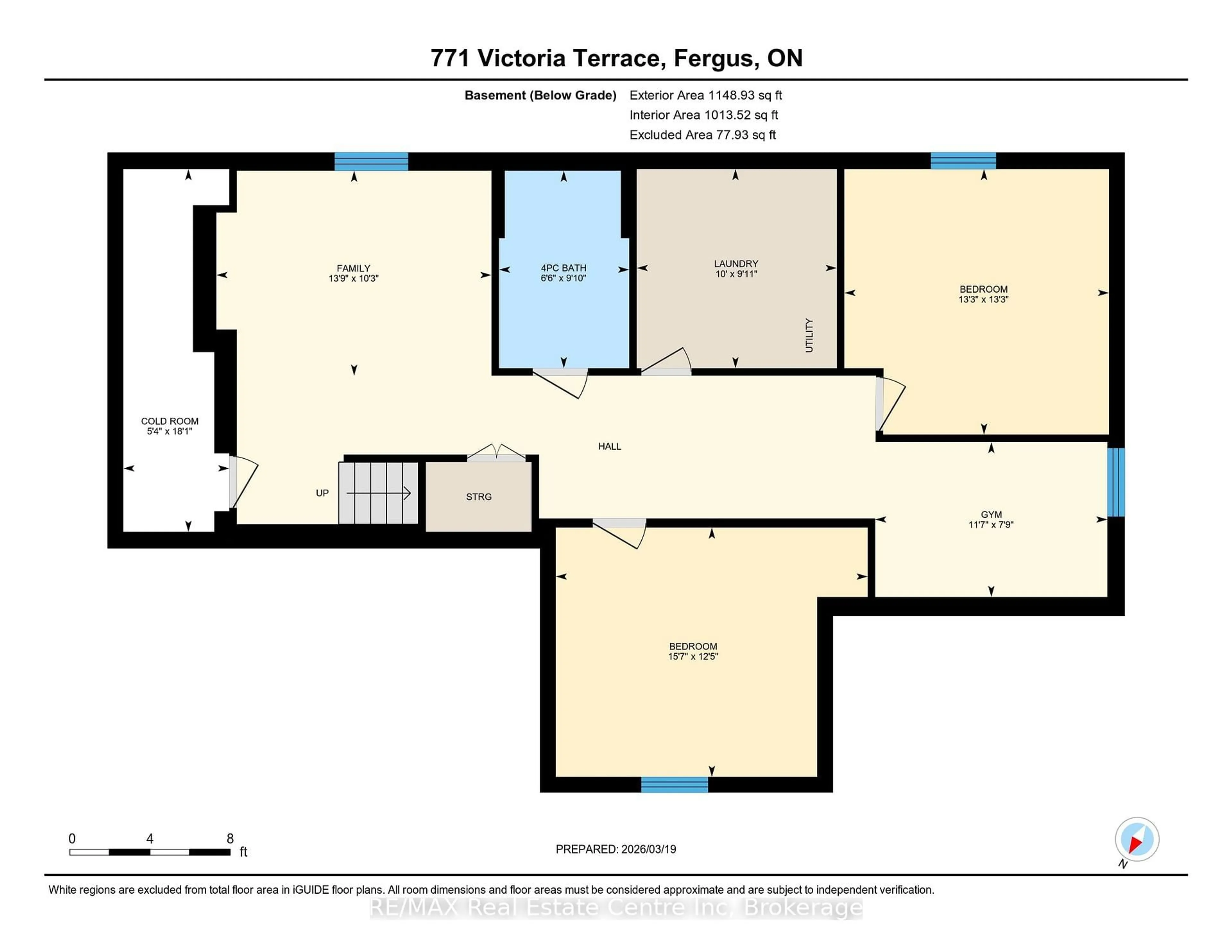 Floor plan for 771 Victoria Terr, Centre Wellington Ontario N1M 3L5