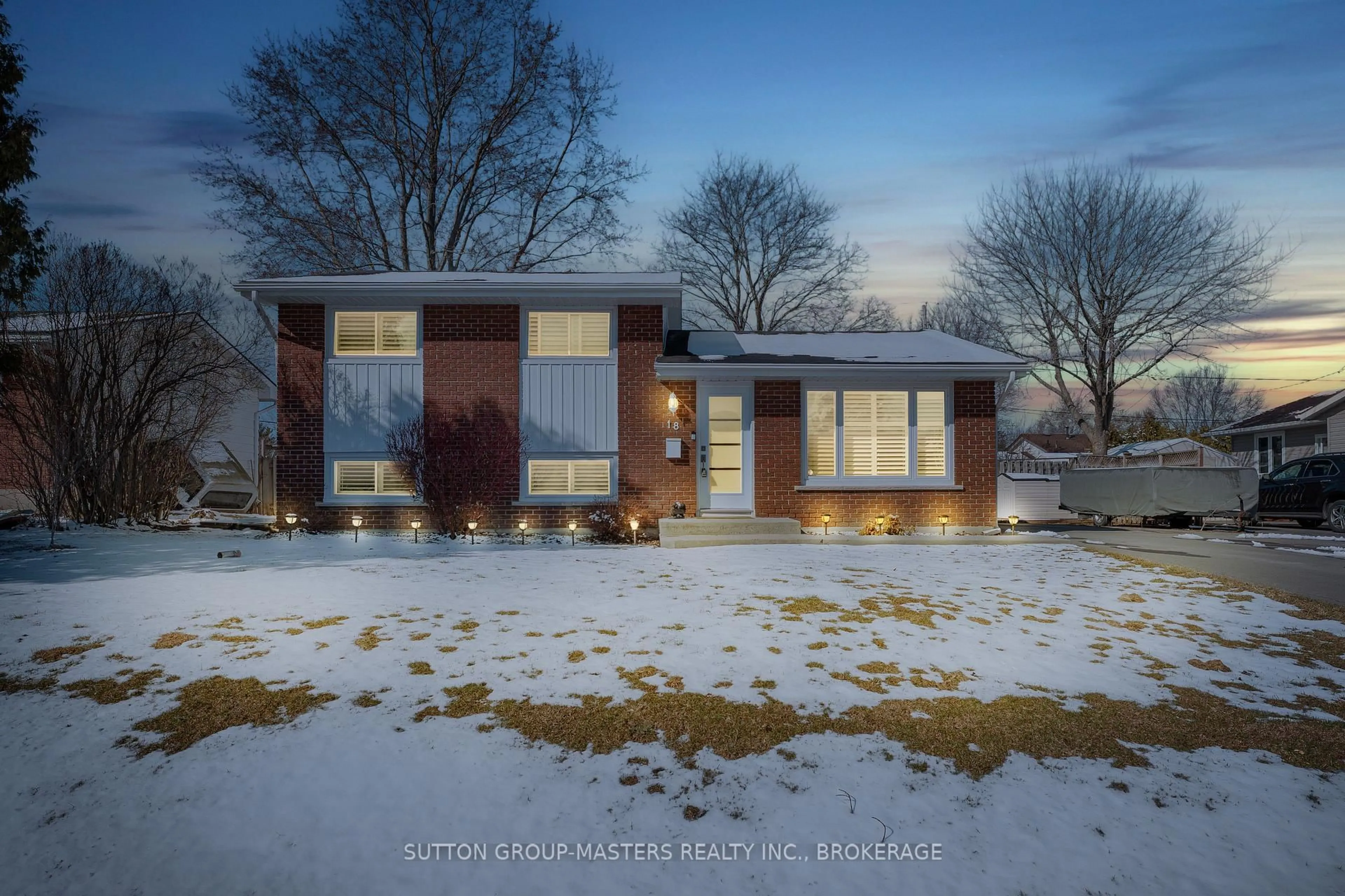 Home with brick exterior material, street for 18 Bakers Lane, Loyalist Ontario K7N 1M1