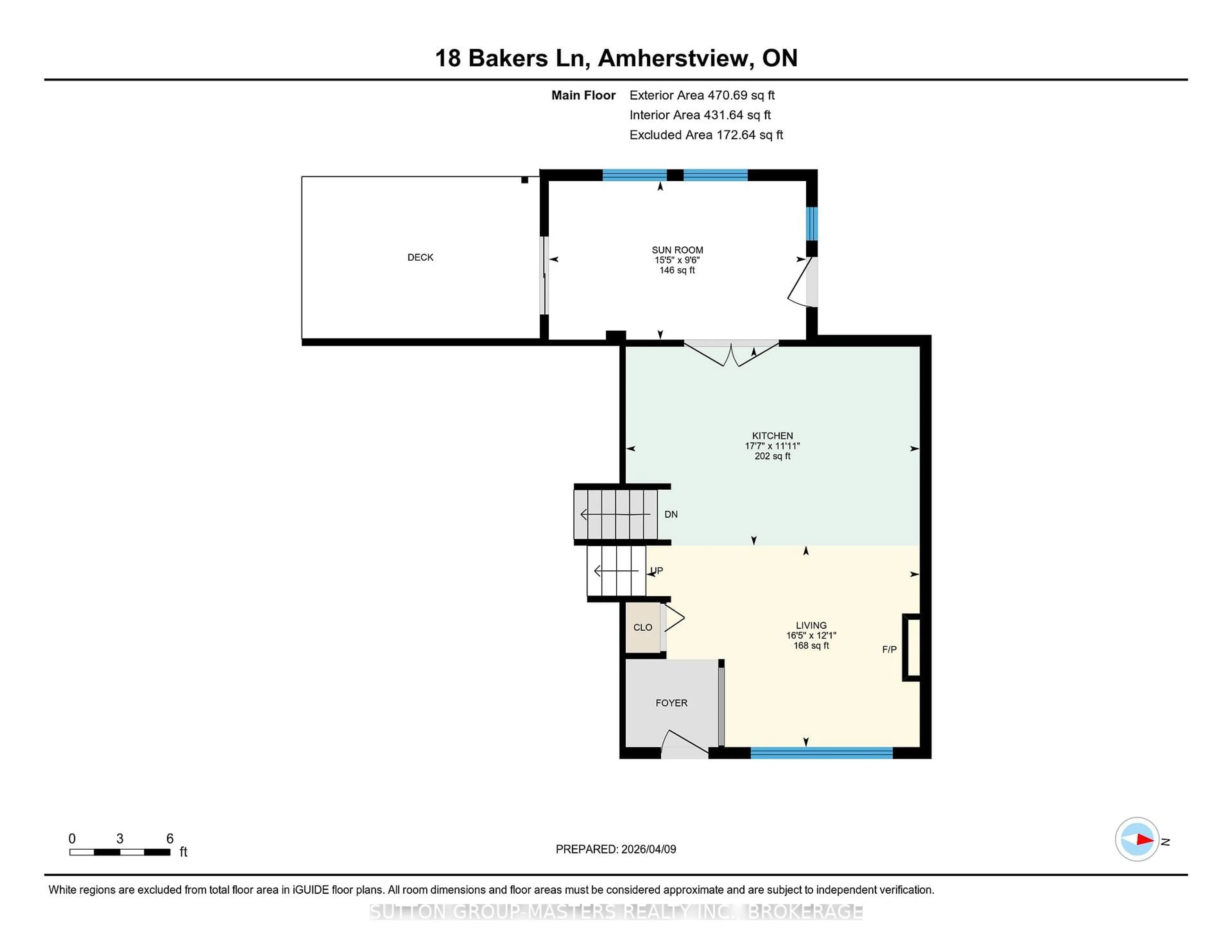 Floor plan for 18 Bakers Lane, Loyalist Ontario K7N 1M1