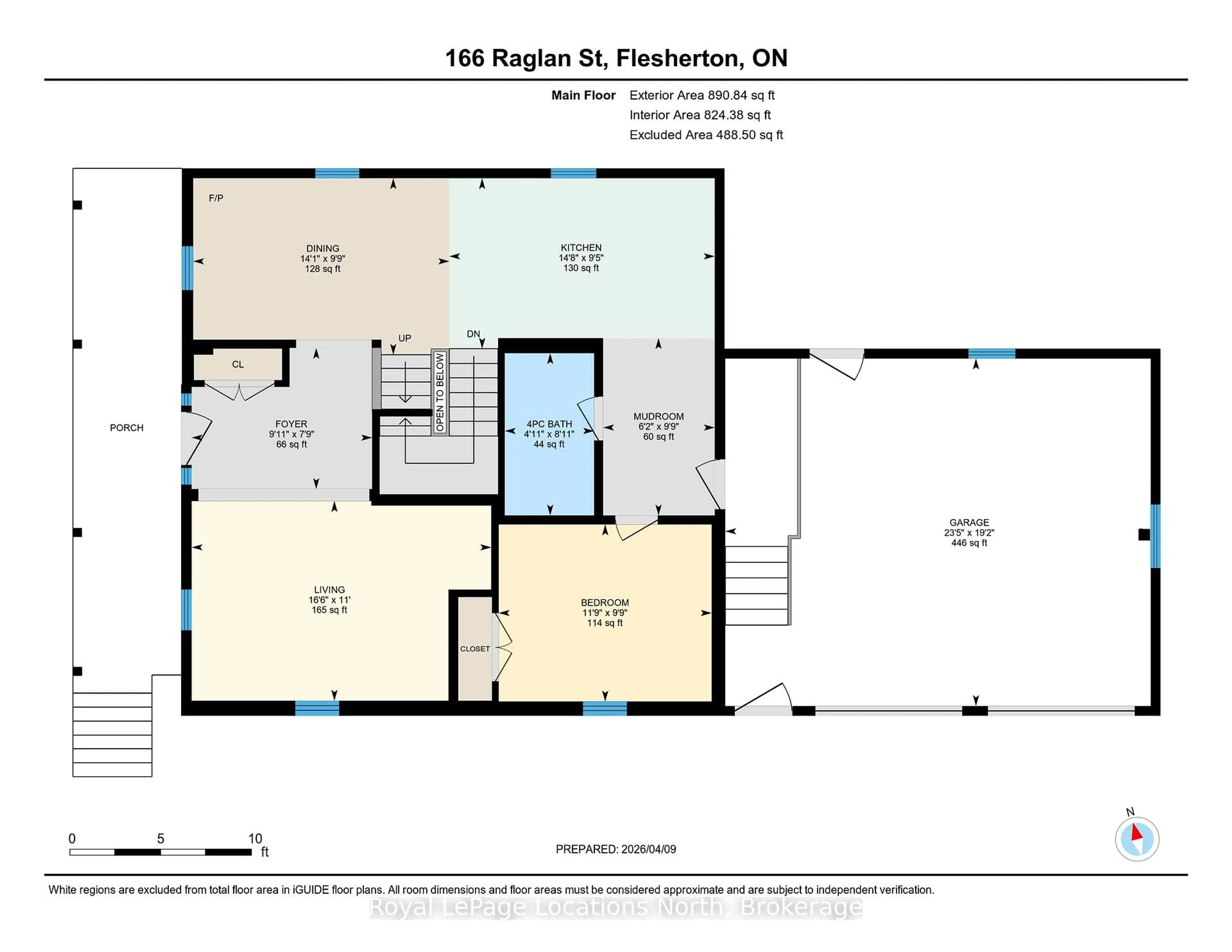Floor plan for 166 Raglan St, Grey Highlands Ontario N0C 1E0