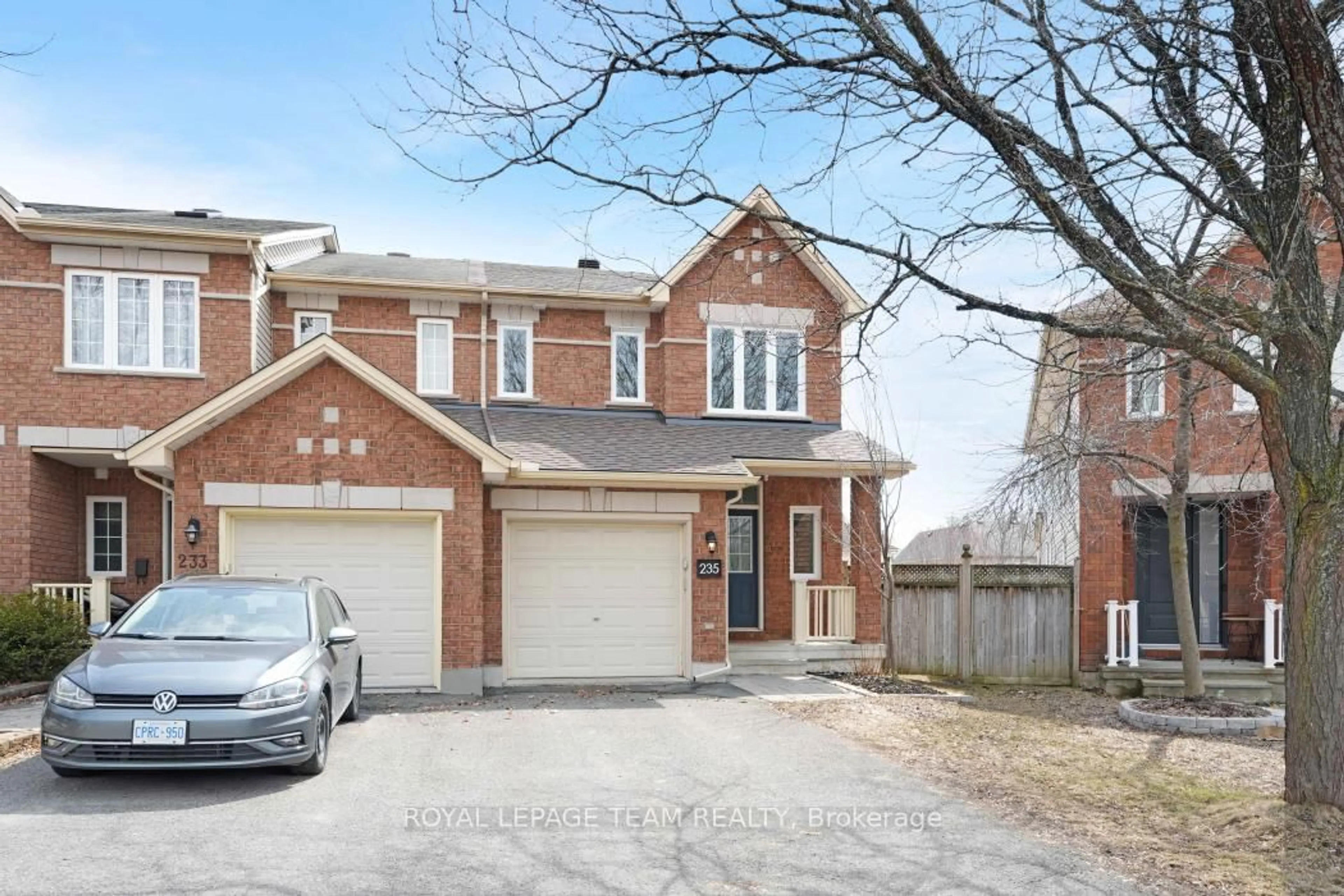 Home with brick exterior material, street for 235 Saddlesmith Circ, Ottawa Ontario K2M 2Z1