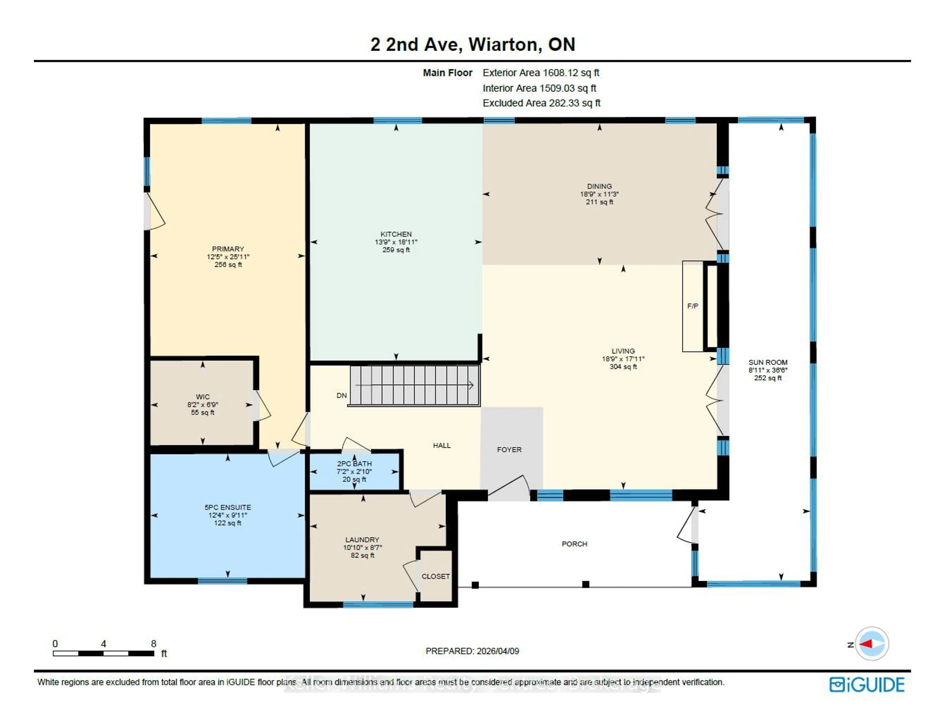Floor plan for 2 2nd Ave, South Bruce Peninsula Ontario N0H 2T0