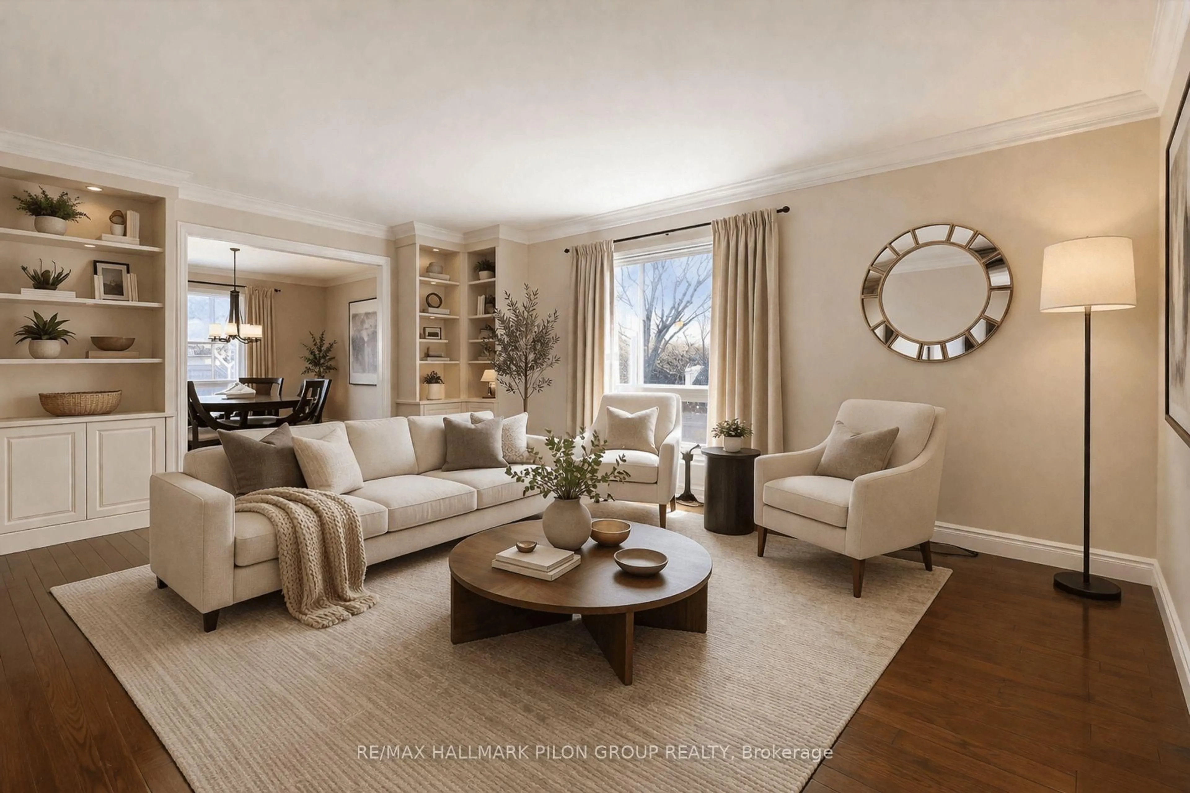 Living room with furniture, unknown for 6603 Windsong Ave, Orleans Ontario K1C 6N1